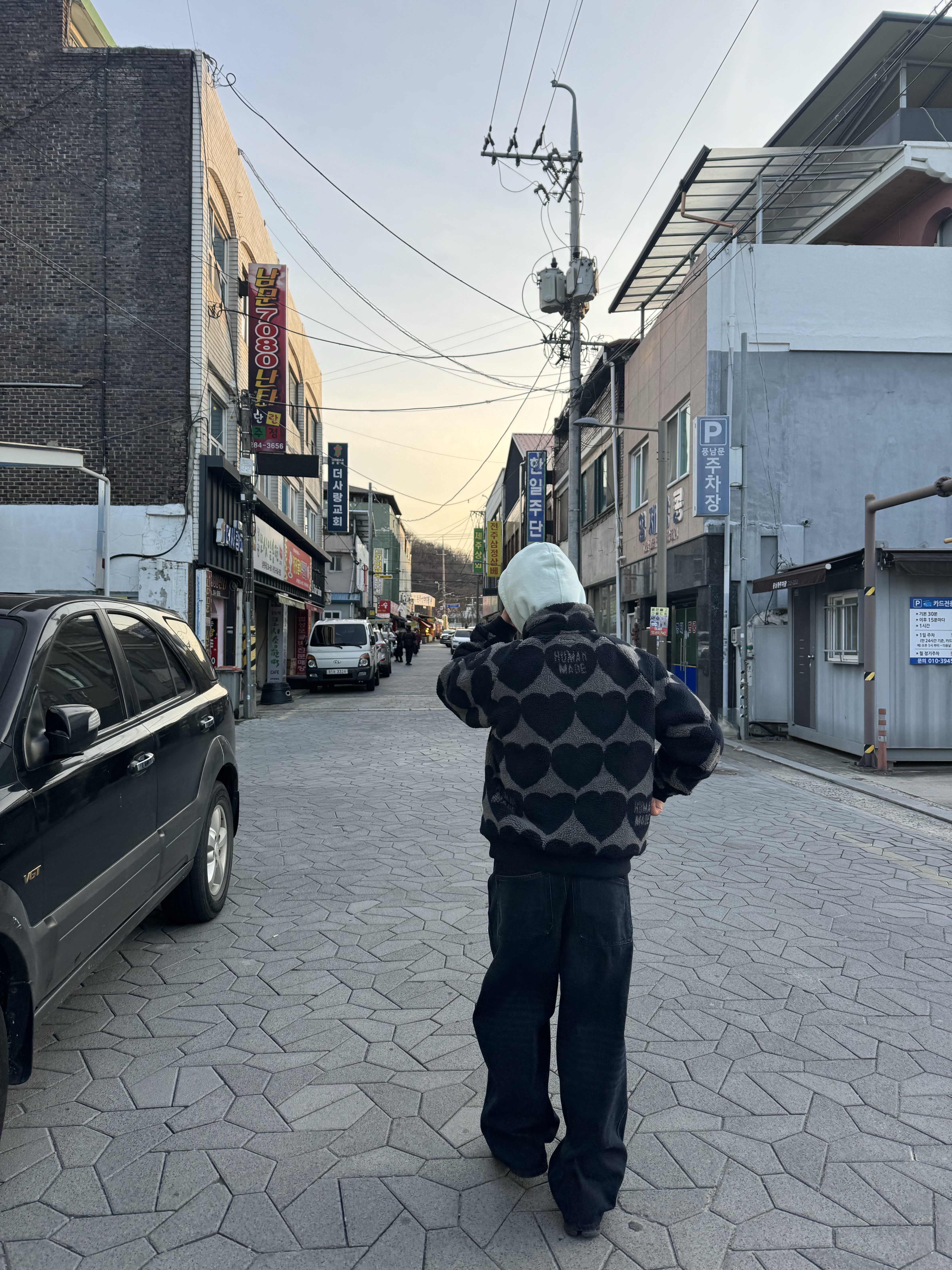 Human Made Heart Fleece Jacket Navy, Supreme Small Box Zip Up Hooded Sweatshirt Pale Blue - 25FW 착용 스타일 - 2