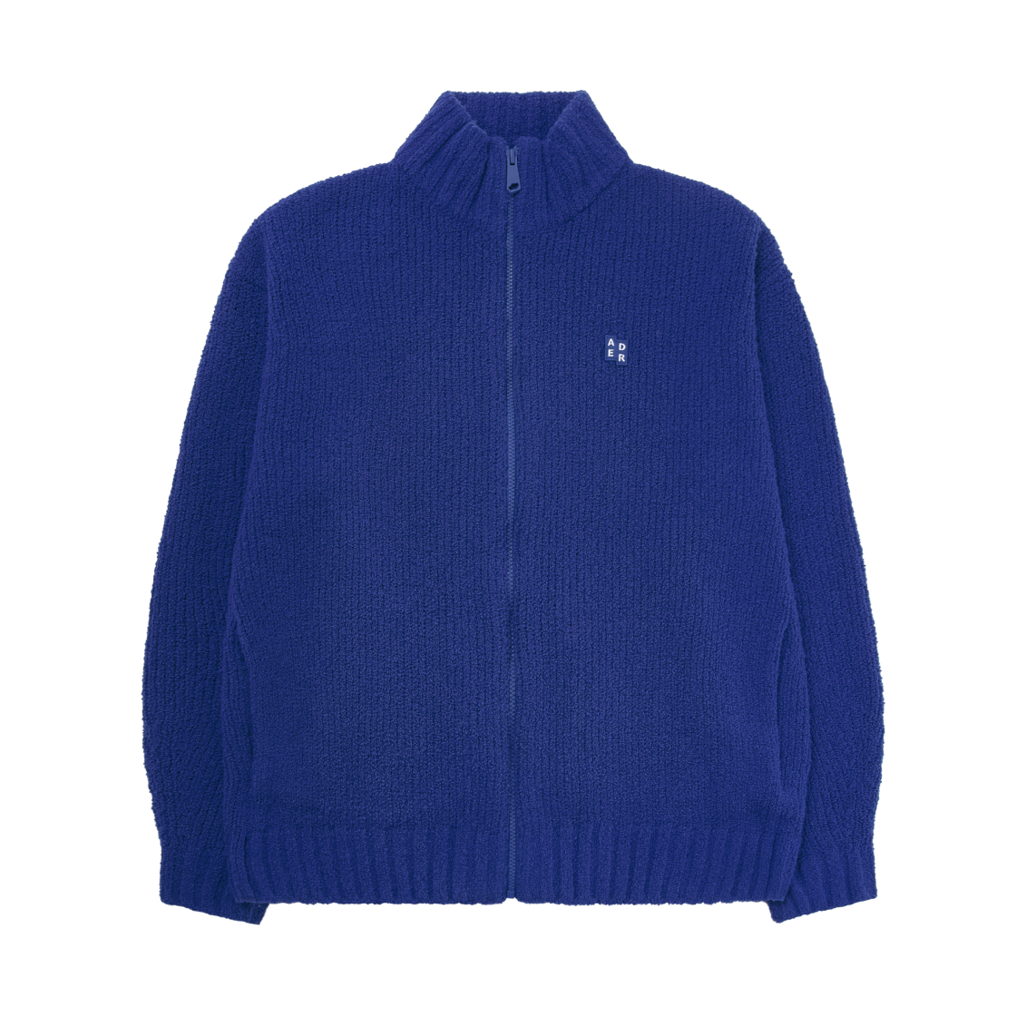 아더에러 시그니피컨트 TRS/BL 태그 니트 집업 Z-블루(Ader Error Sig; TRS/BL Tag Knit Zip-Up 01 Z-Blue)