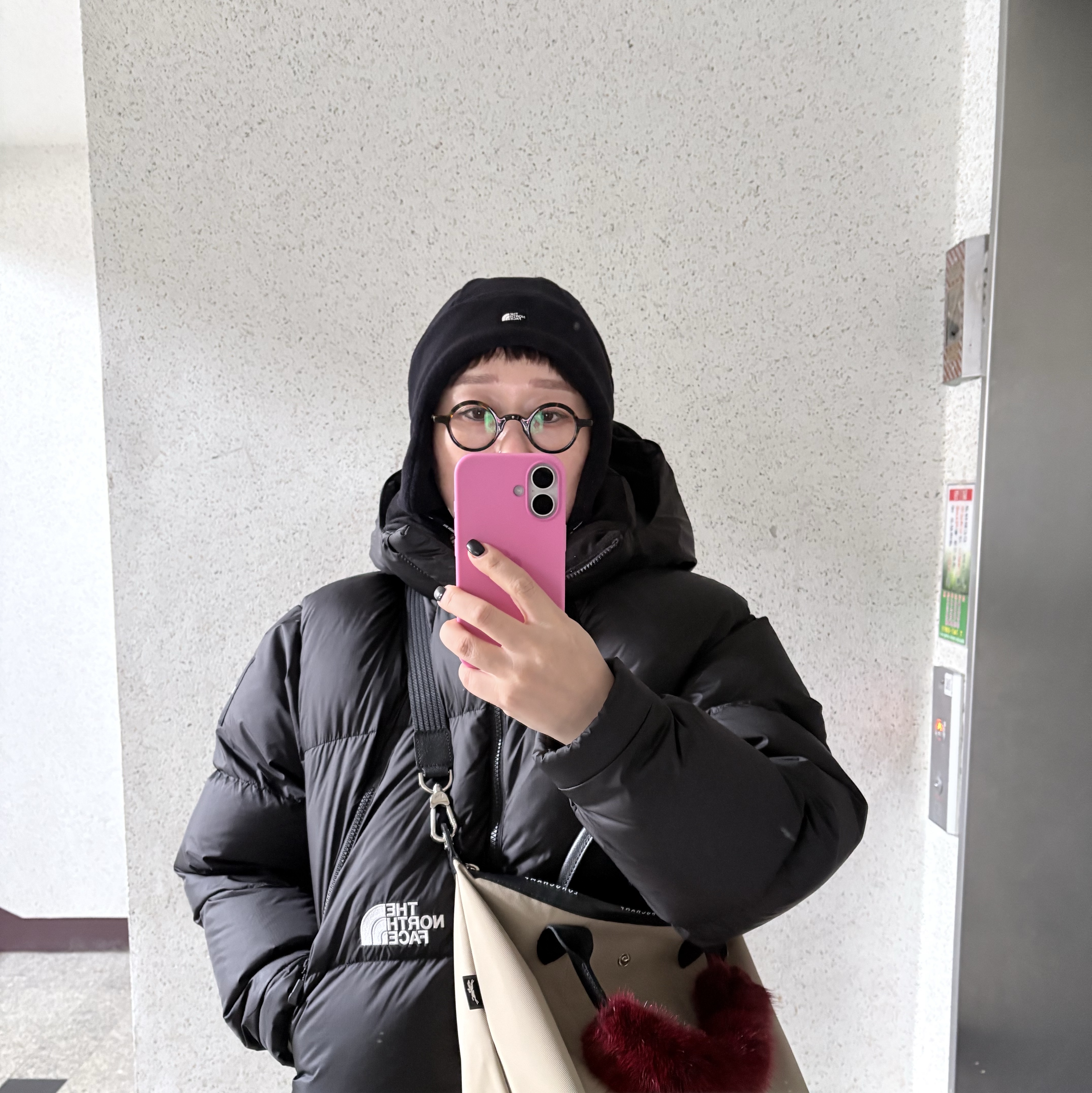 The North Face White Label Project Down Jacket RDS Black - 25FW 착용 스타일 - 2