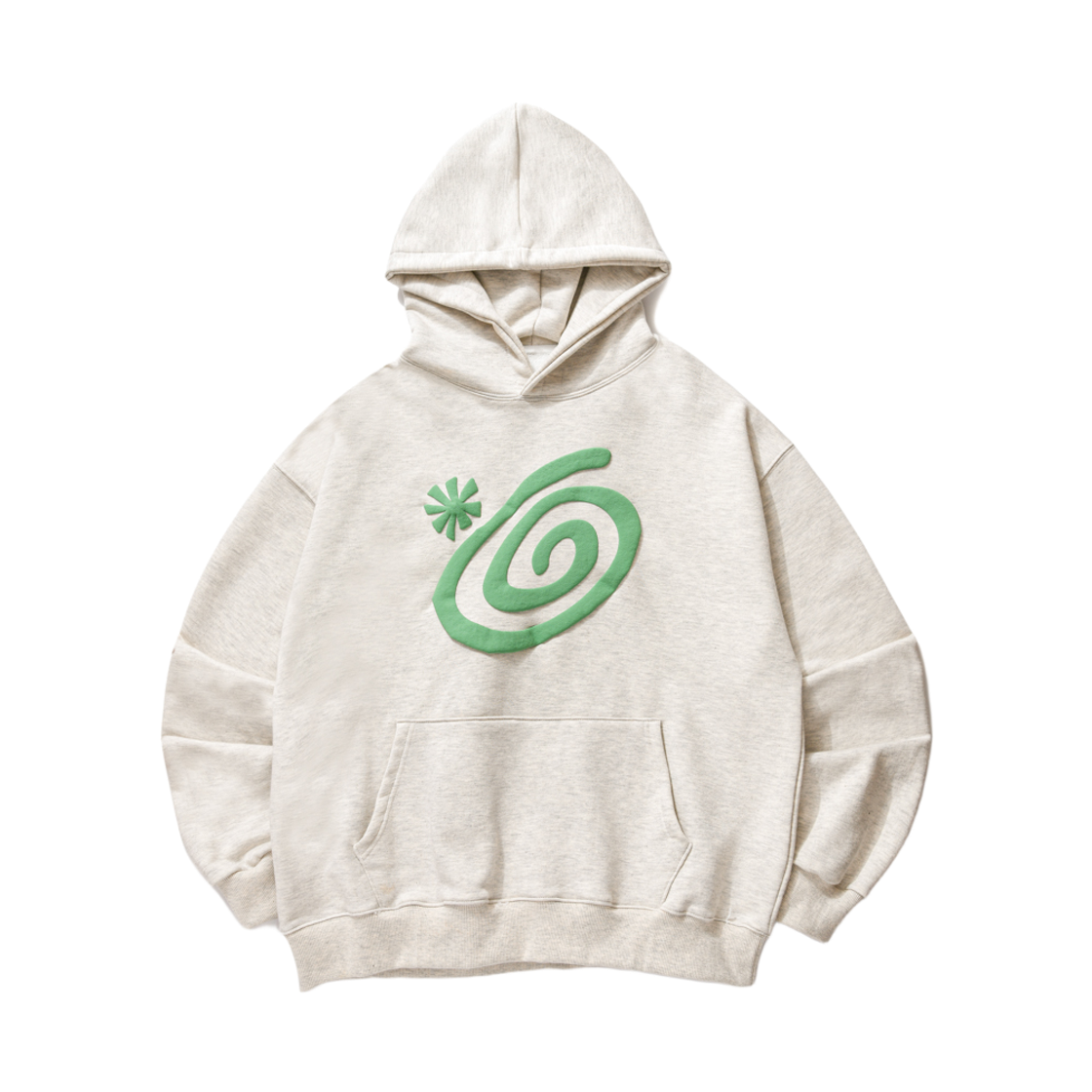 아모우 몰리 후디 크림 멜란지(AMOU Molly Hoodie Cream Melange)