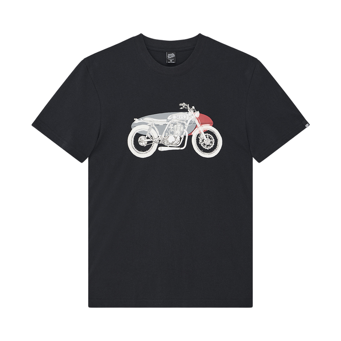 D261MTS148-099/D262UTS148-099 Deus Ex Machina Drovers Dog T-Shirt Black