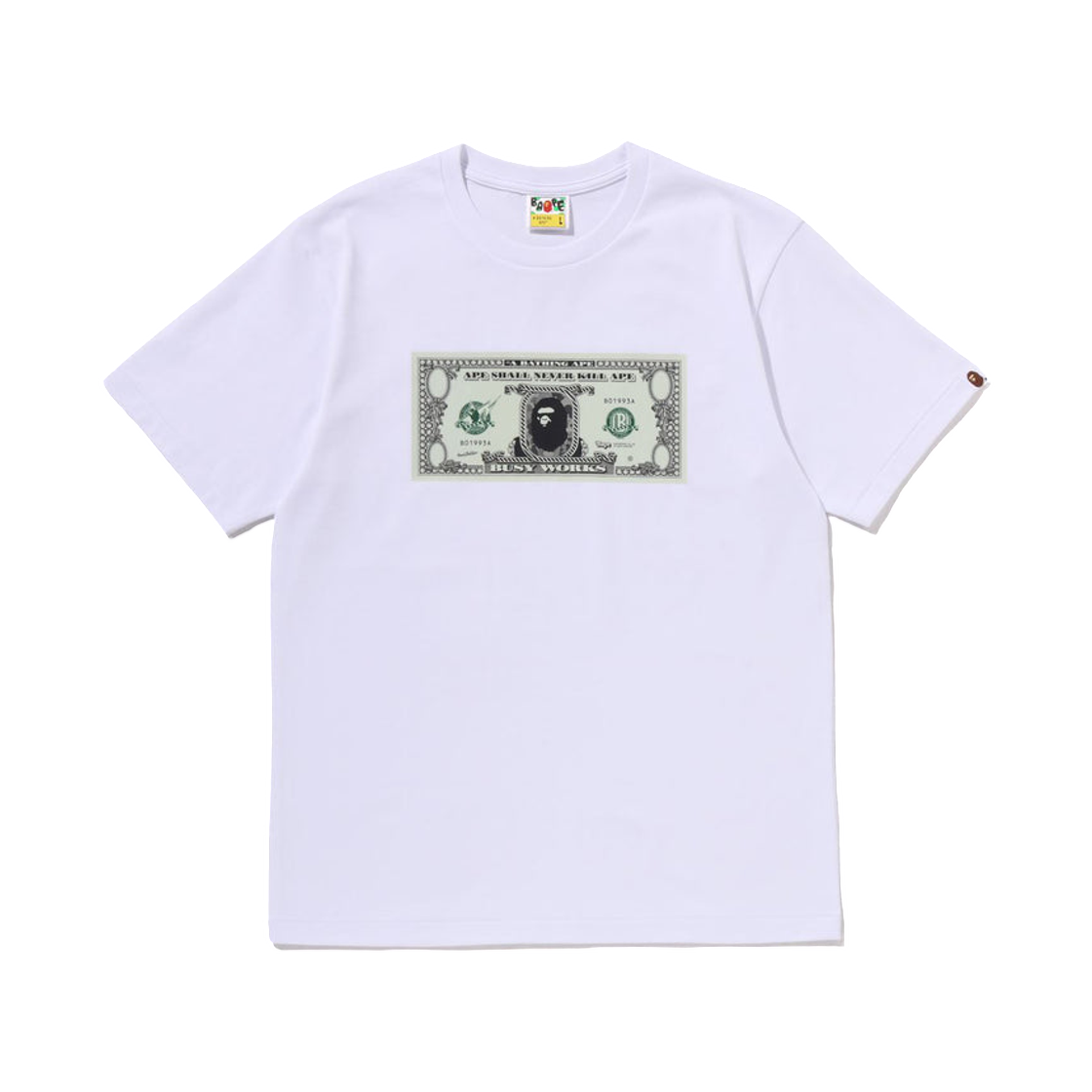 - BAPE Banknote T-Shirt White