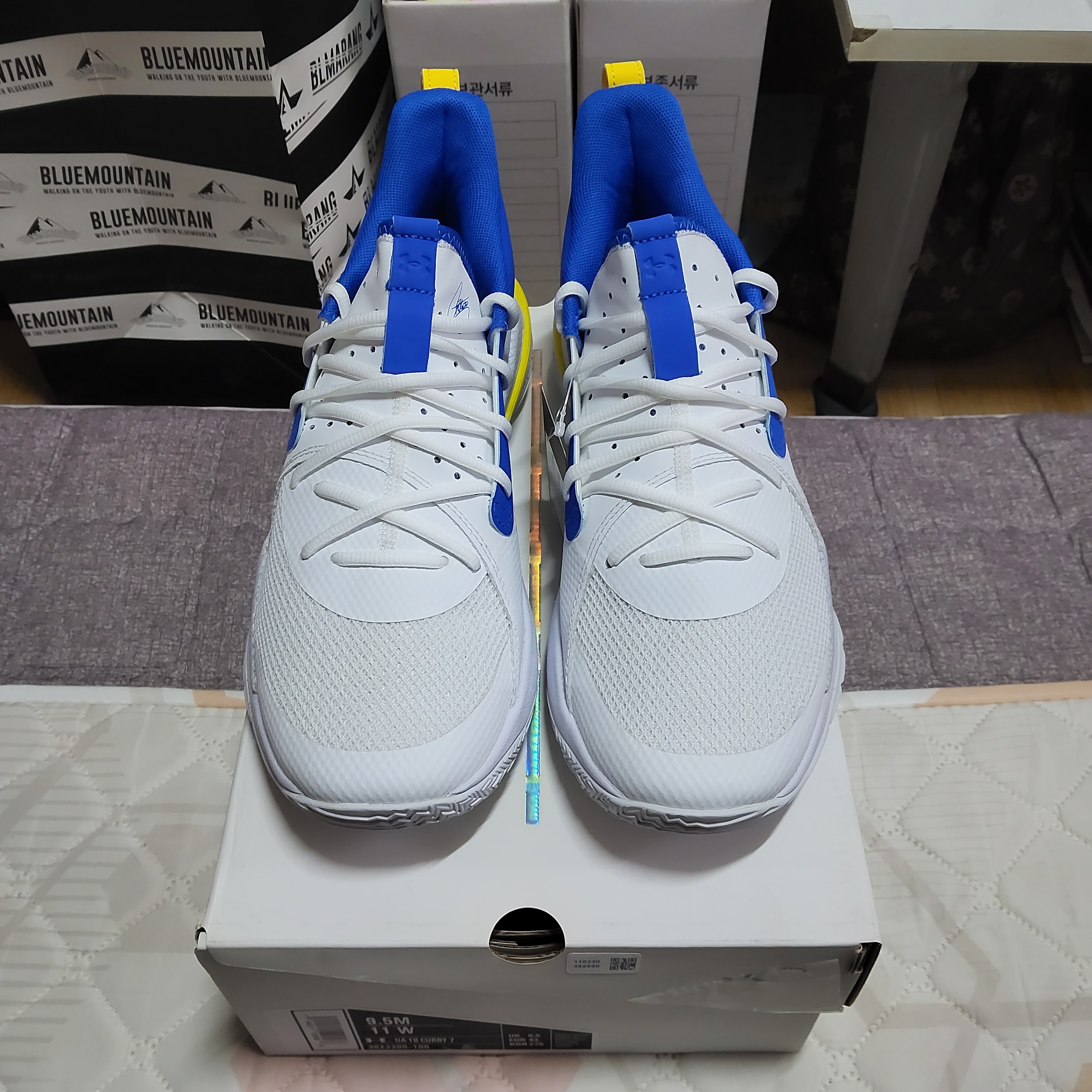 Under Armour Curry 7 Dub Nation 착용 스타일 - 2