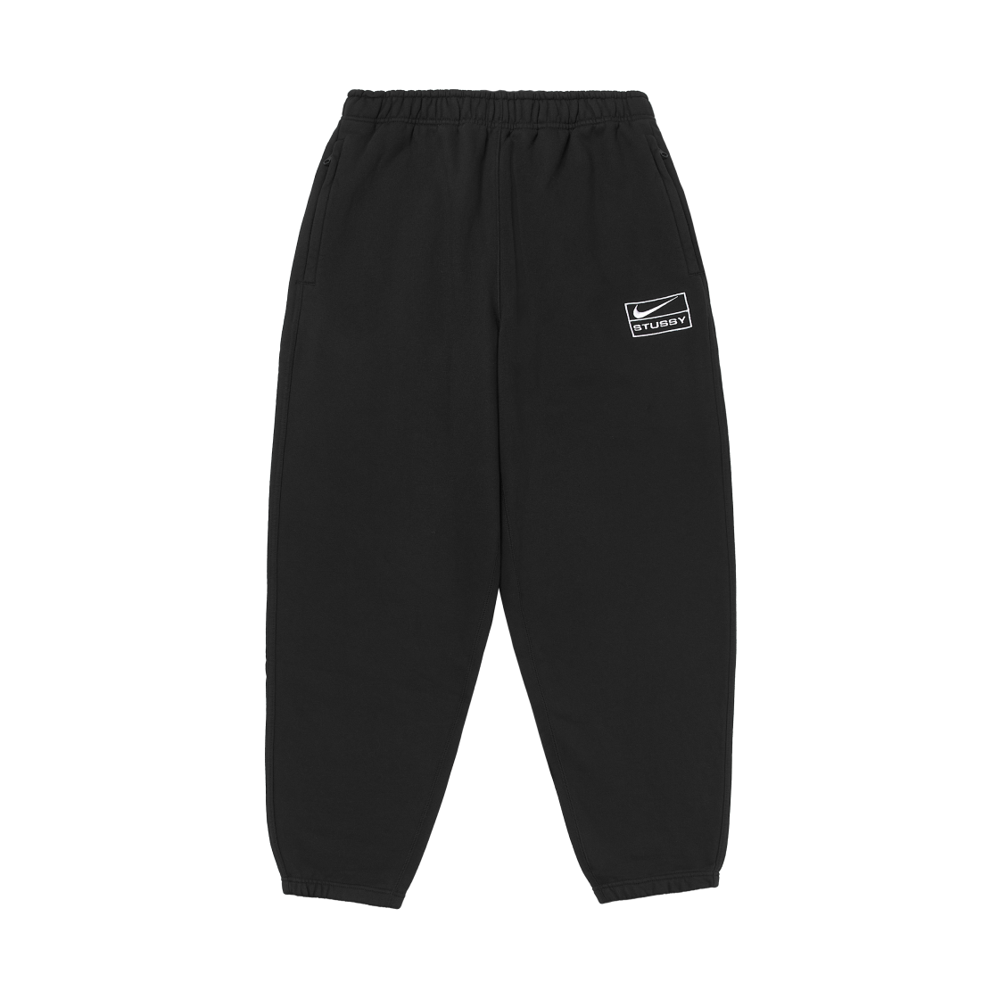 나이키 x 스투시 워시드 플리스 팬츠 블랙 (FN5235-010)(Nike x Stussy Washed Fleece Pants Black (FN5235-010))