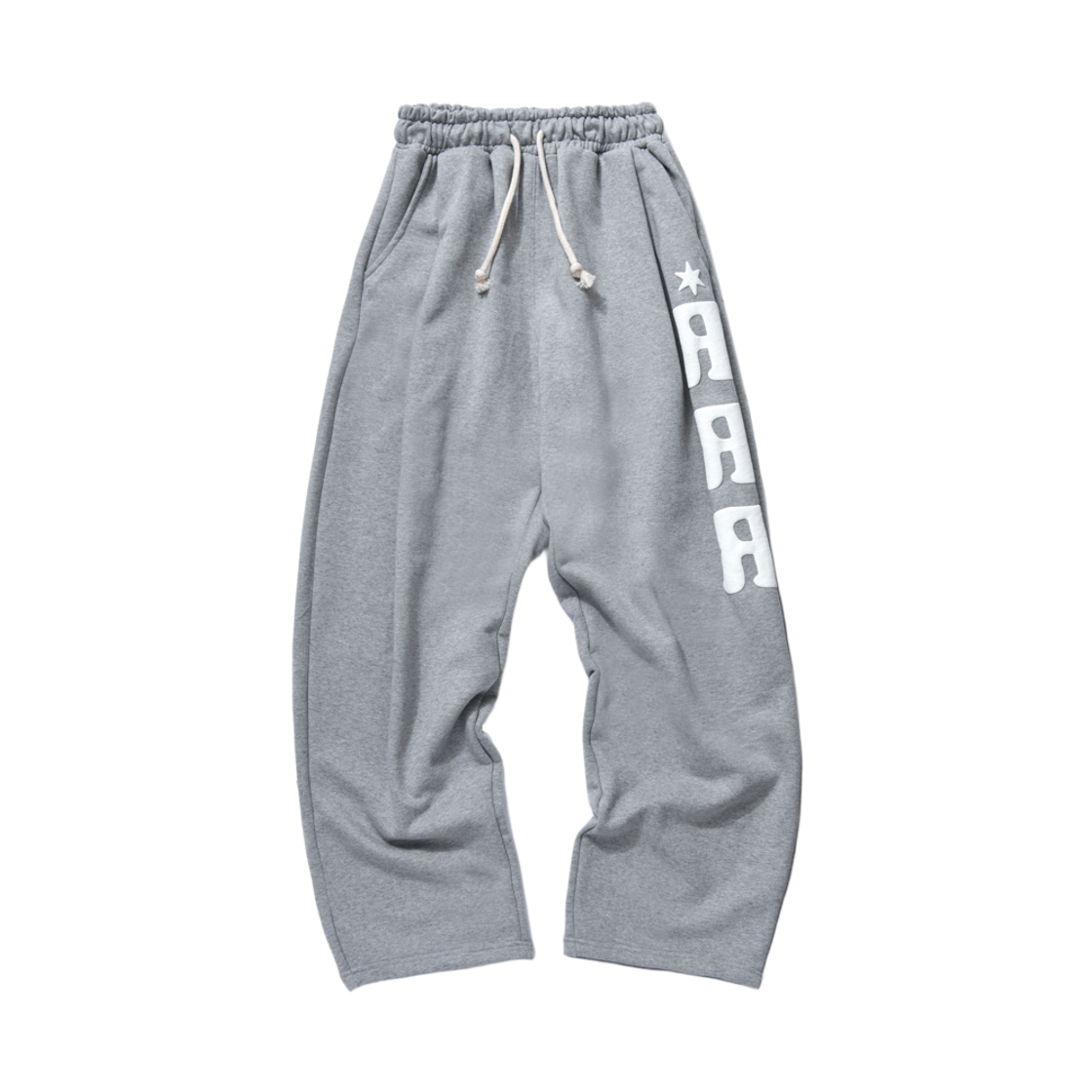 아모우 알알알 원 턱 스웻 팬츠 그레이(AMOU RRR One Tuck Sweat Pants Gray)