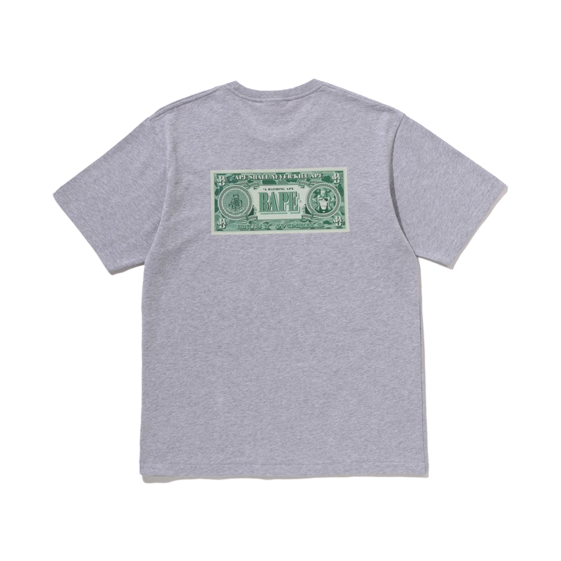 베이프 뱅크노트 티셔츠 그레이(BAPE Banknote T-Shirt Gray) - 2