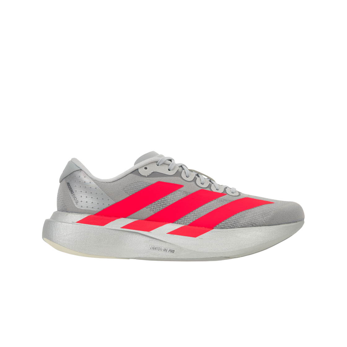 아디다스 아디제로 EVO SL 실버 메탈릭 루시드 레드(Adidas Adizero EVO SL Silver Metallic Lucid Red)