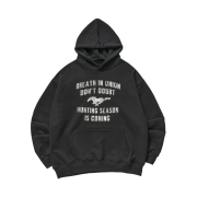 AMOU Vintage Horse Hoodie Black