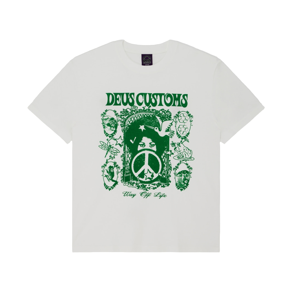 - Deus Ex Machina Mother Earth T-Shirt White