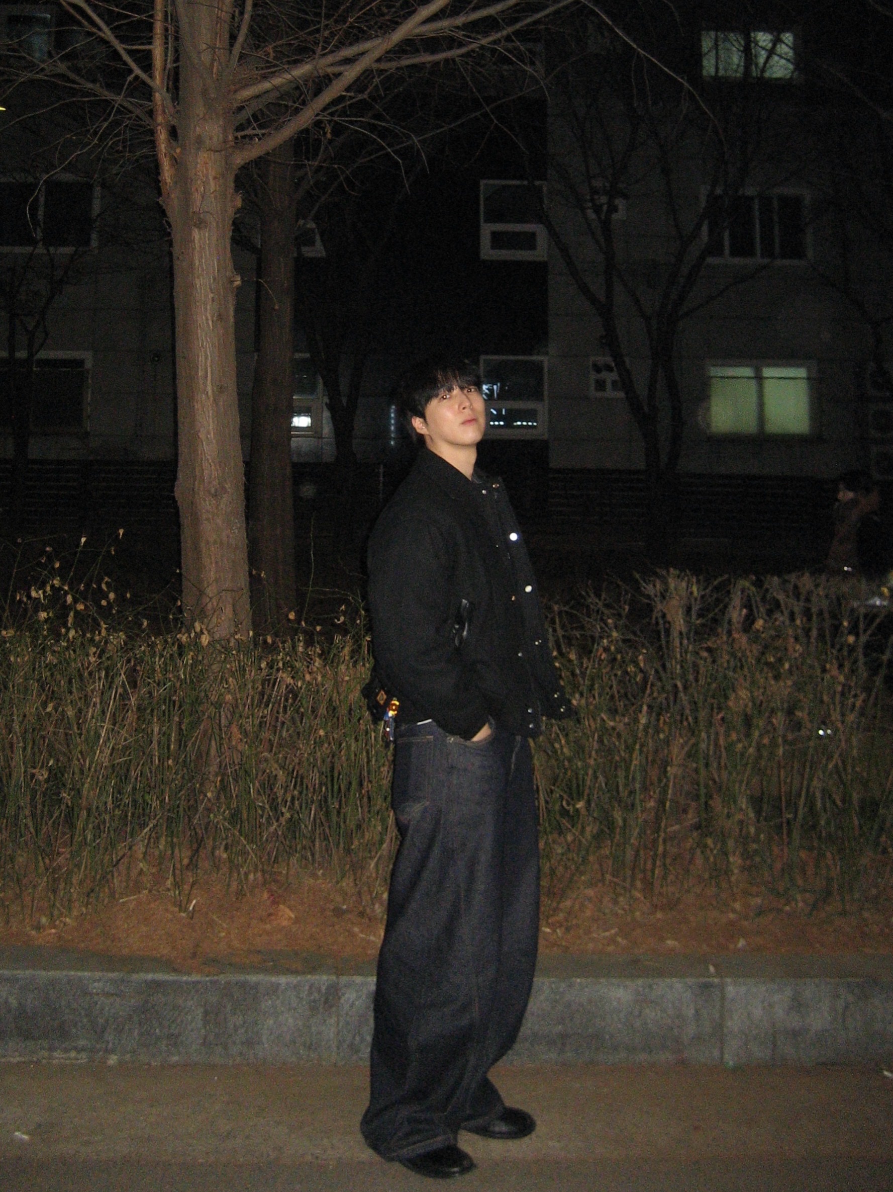 Human Made Military Card Case Black 착용 스타일 - 2