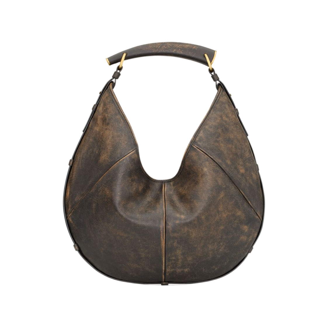 생로랑 몸바사 미디움 빈티지 레더 다크 오크(Saint Laurent Mombasa Medium in Vintage Leather Dark Oak) - 3