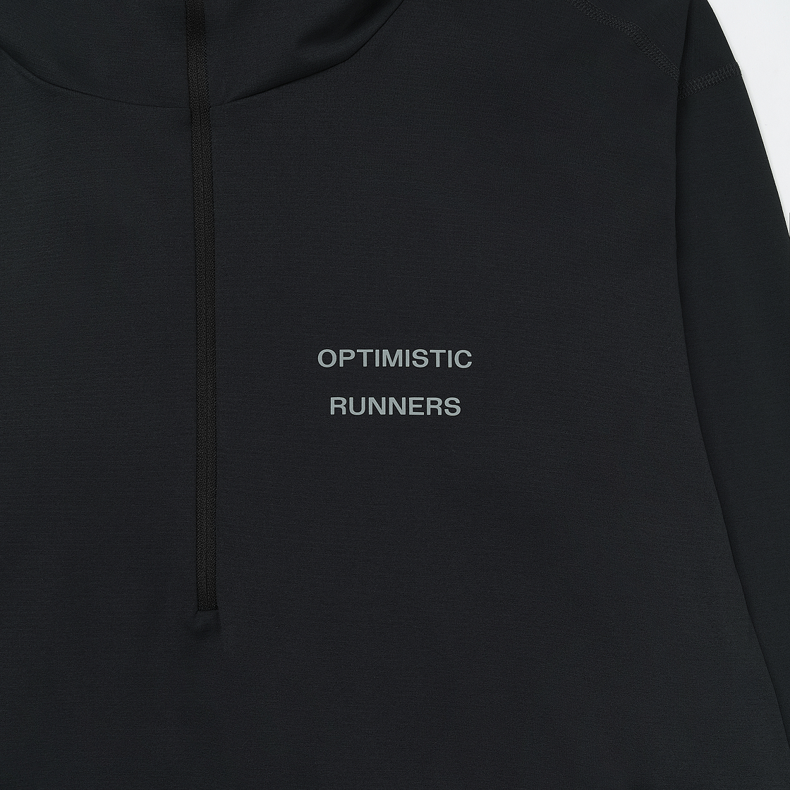 옵티미스틱 러너스 바라클라바 후드 블랙(Optimistic Runners Balaclava Hoodie Black) - 4