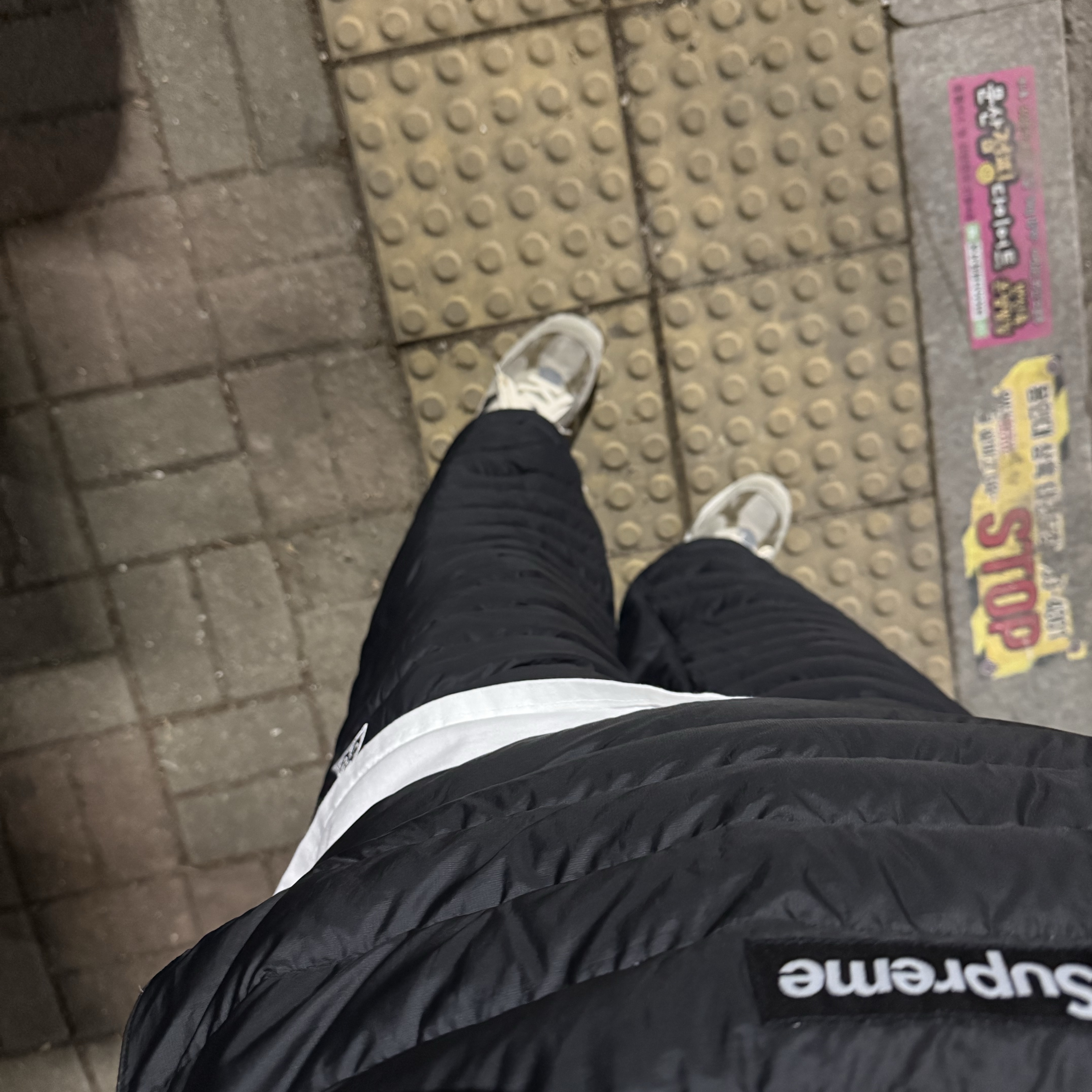 Nike ACG Lava Flow Therma-Fit ADV Trousers Black Summit White - Asia, Supreme Micro Down Half Zip Hooded Pullover Black - 24FW 착용 스타일