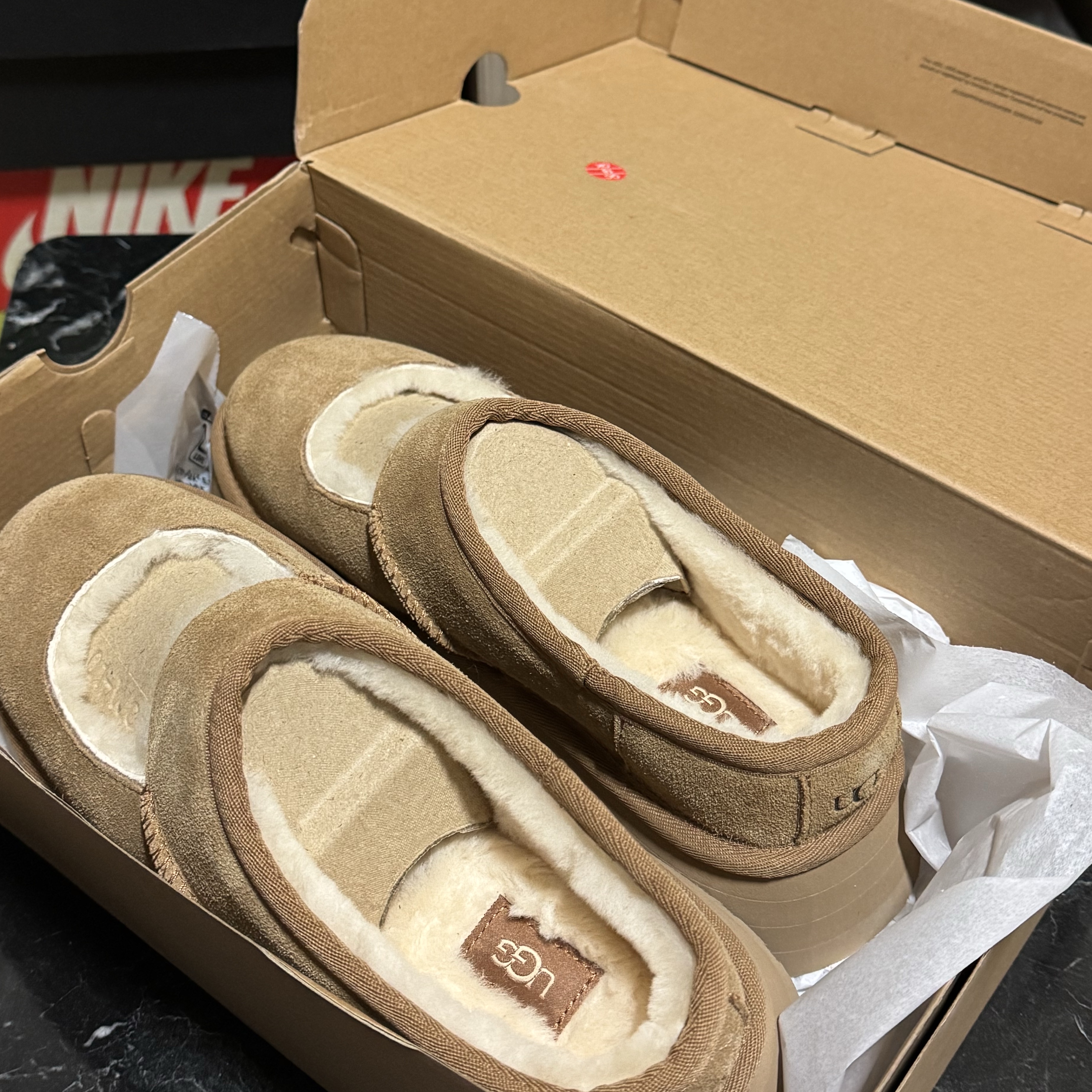 (W) UGG Bea Mary Jane Chestnut 착용 스타일