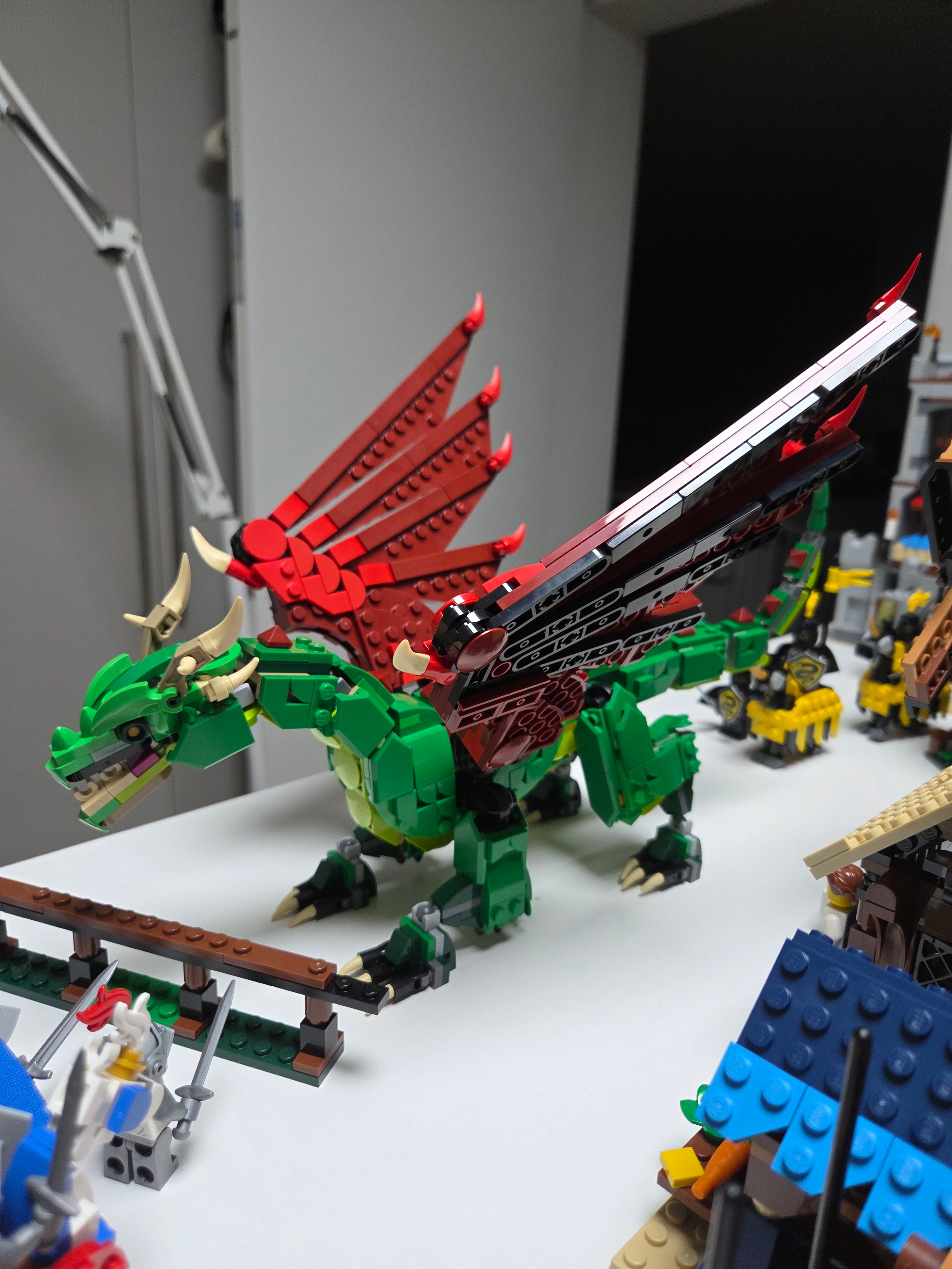 Lego Medieval Horse Knight Castle, Lego Creator 3 in 1 Medieval Dragon 착용 스타일 - 5