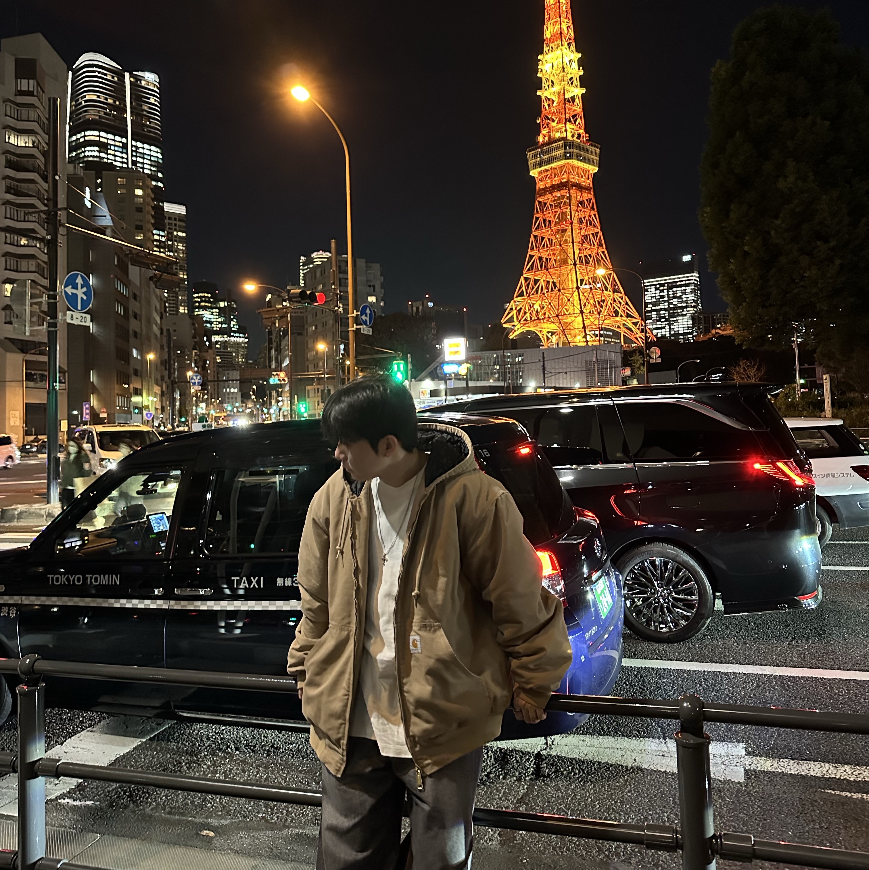 Carhartt WIP OG Active Jacket Peanut - Winter 착용 스타일