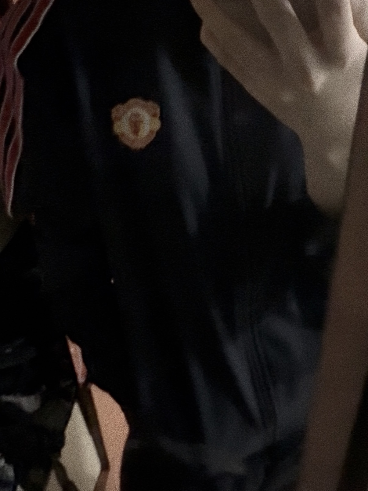 Adidas Manchester United Terrace Icon Track Top Black - KR Sizing 착용 스타일
