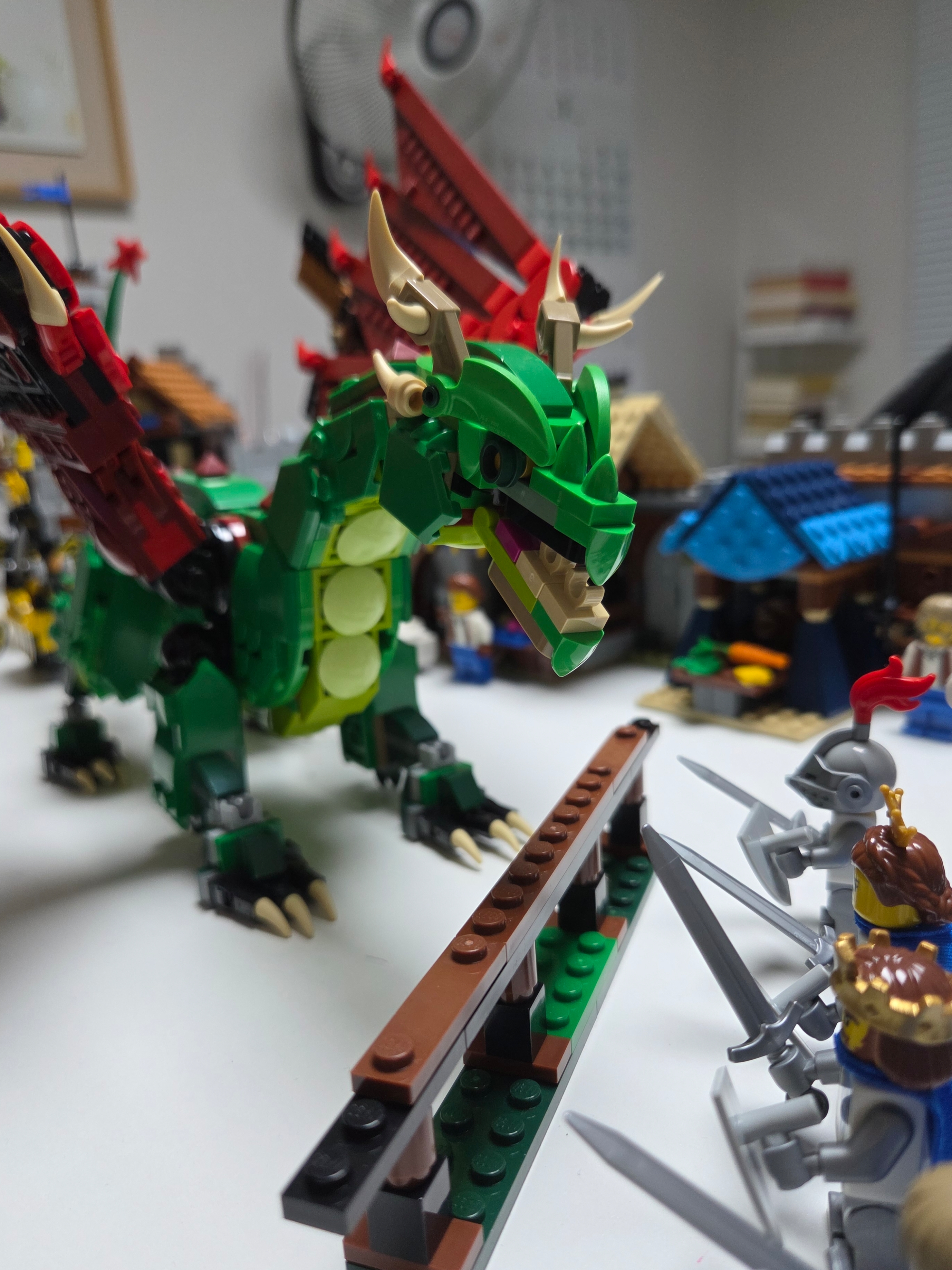 Lego Medieval Horse Knight Castle, Lego Creator 3 in 1 Medieval Dragon 착용 스타일 - 6