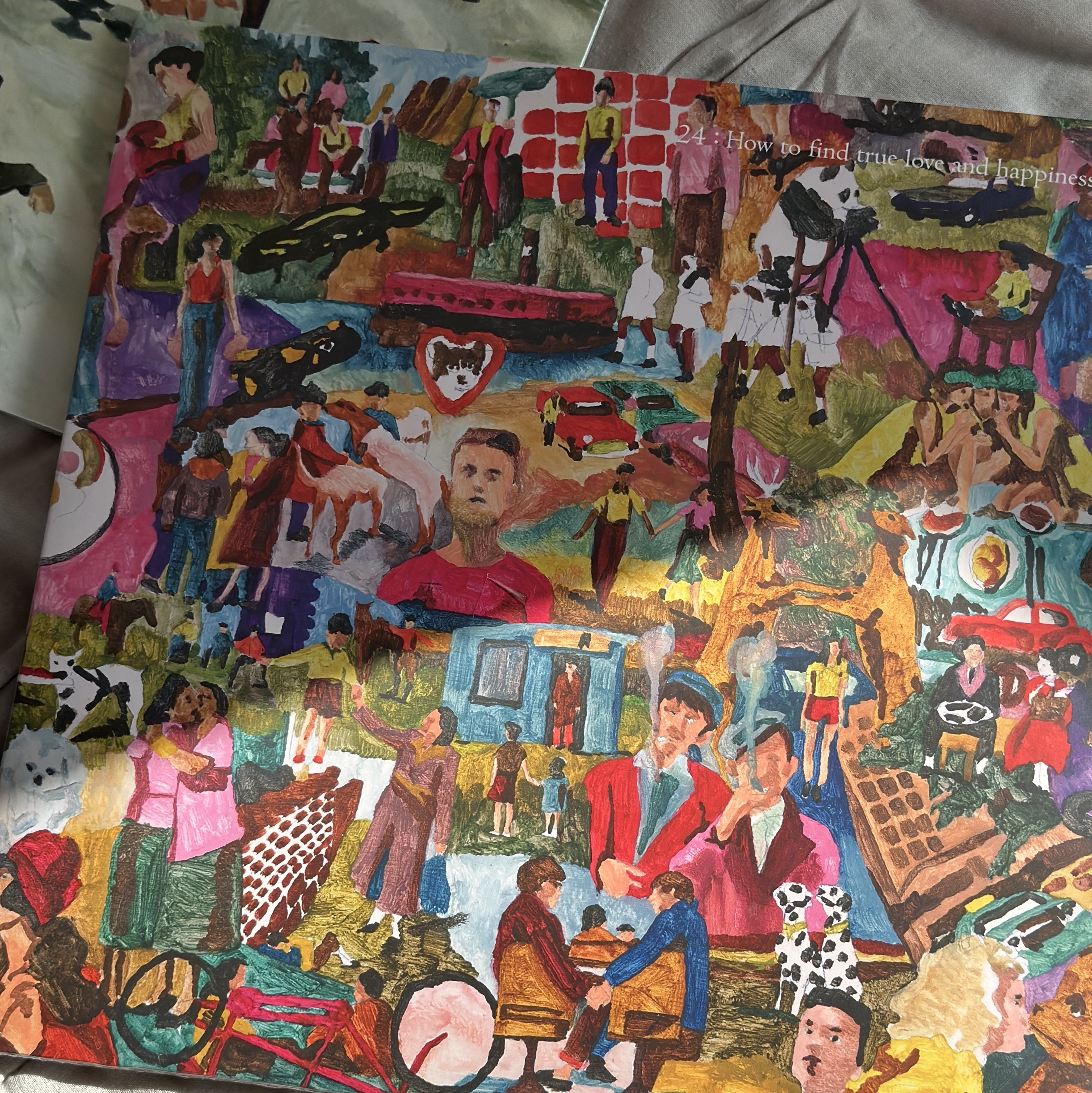 Hyukoh 1st Album 23 LP Transparent Clear (2LP), Hyukoh 3rd EP 24: How to find true love LP Transparent Red 착용 스타일 - 6