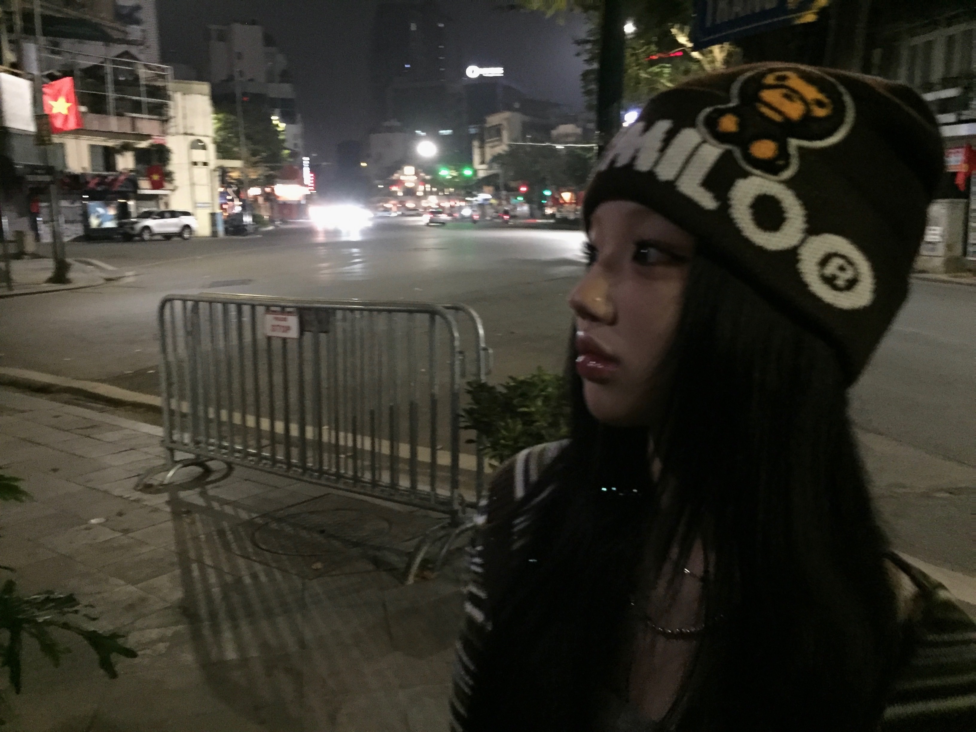 BAPE Baby Milo Knit Cap Brown 착용 스타일