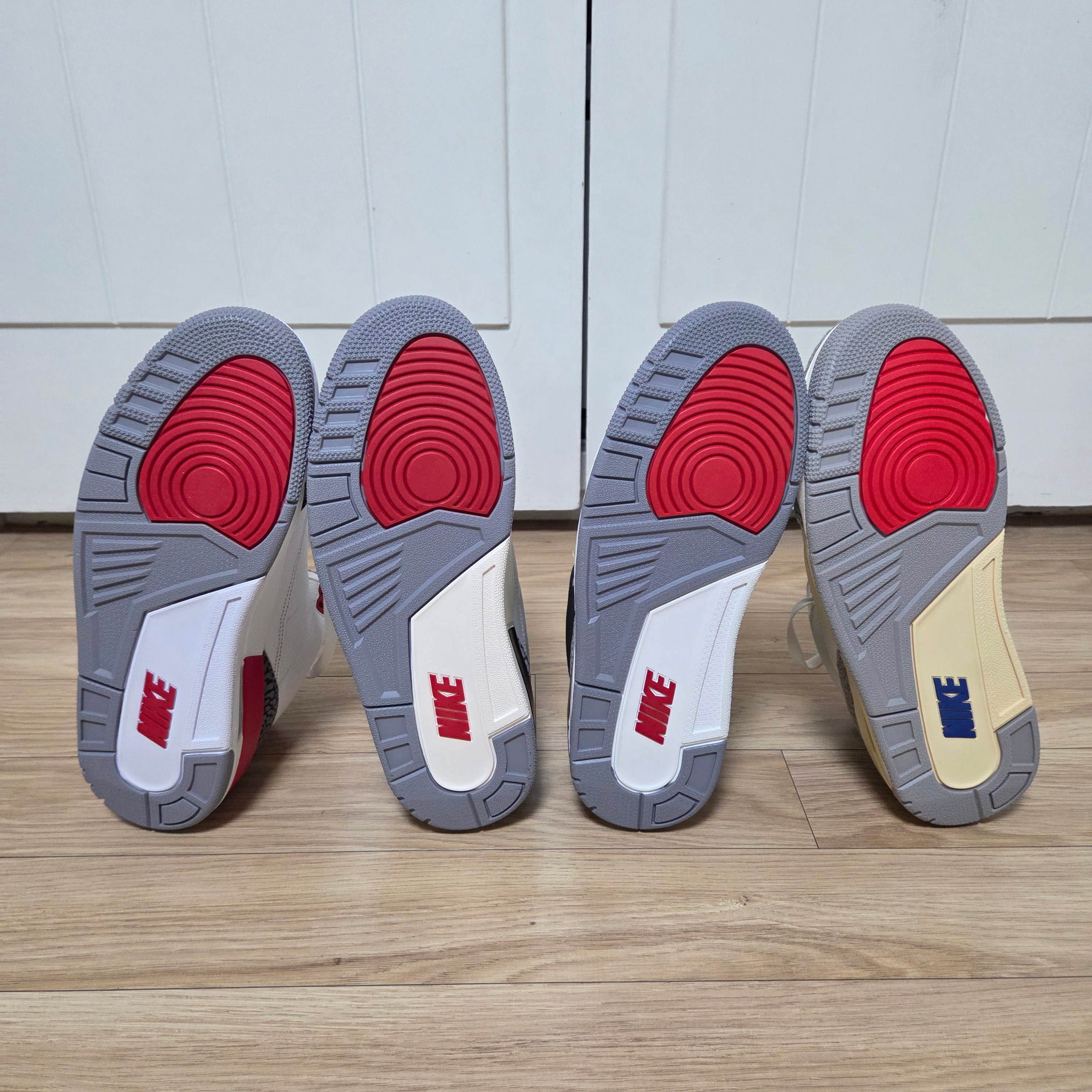 Jordan 3 Retro Fire Red 2022, Jordan 3 Retro White Cement Reimagined 착용 스타일 - 4