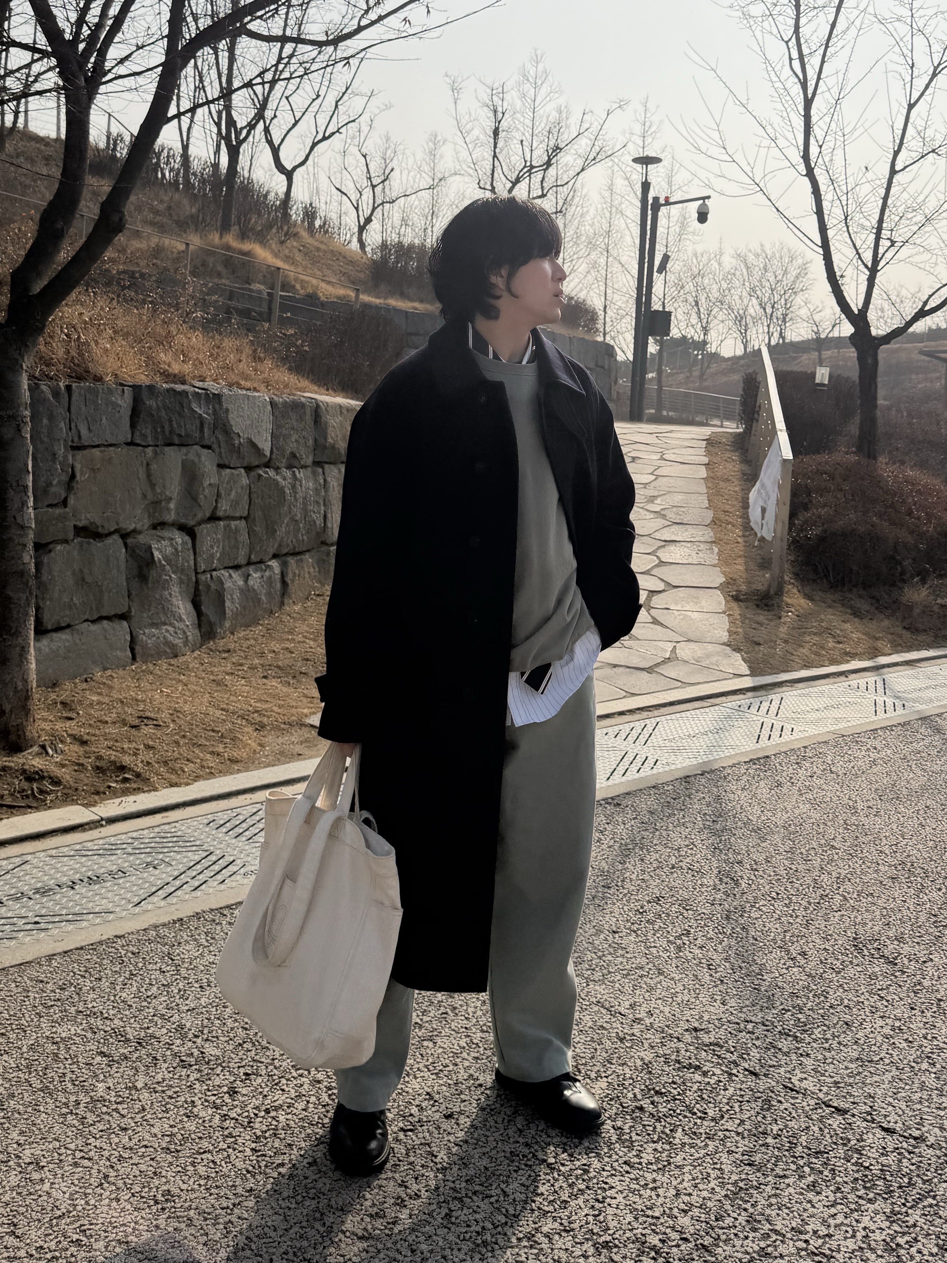 JOSEPHT Cosimo Black 착용 스타일 - 2