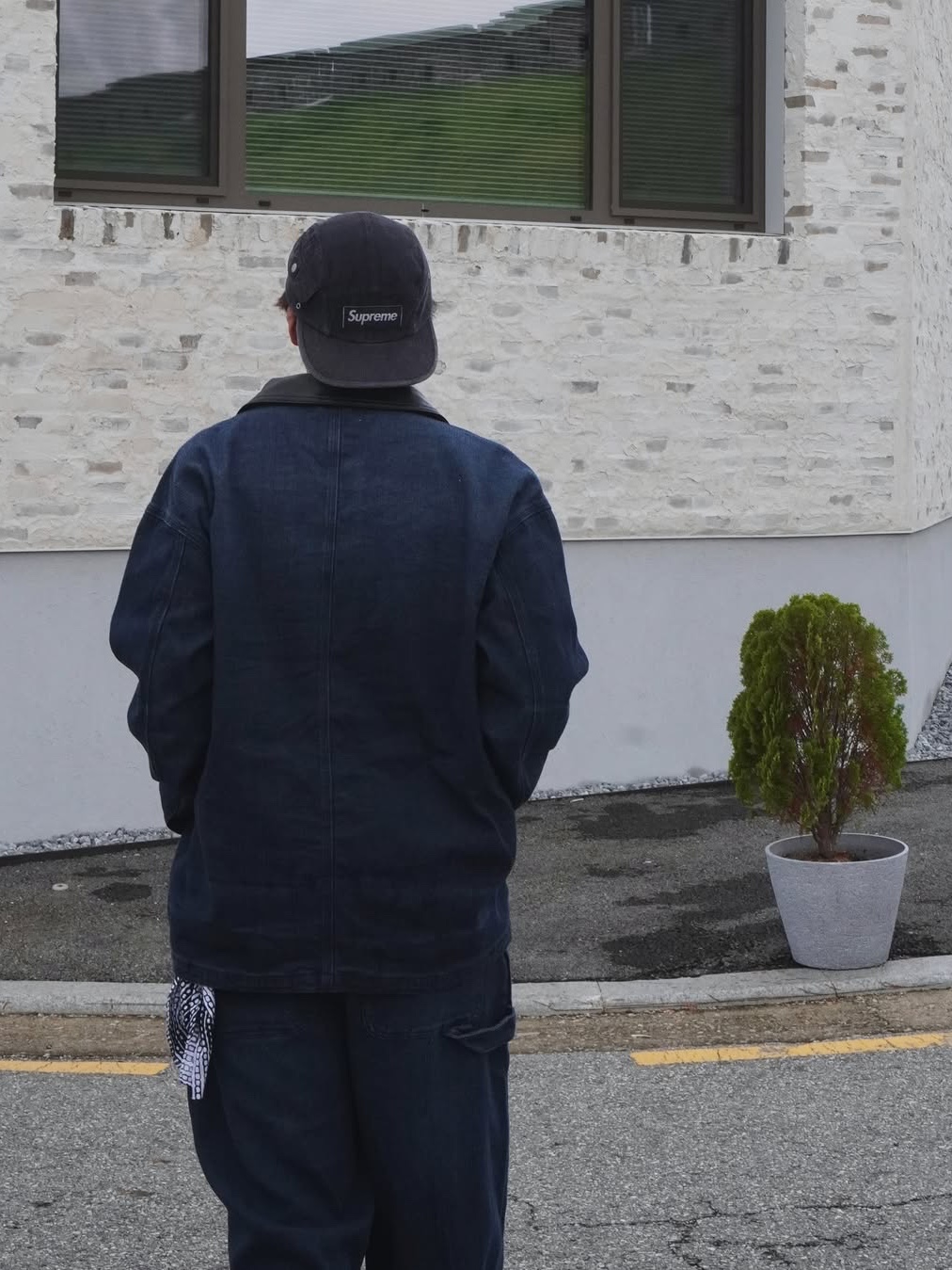 Millo Archive Denite Washed Jacket Vintage Navy, Millo Archive Denite Washed Pants Vintage Navy 착용 스타일 - 10