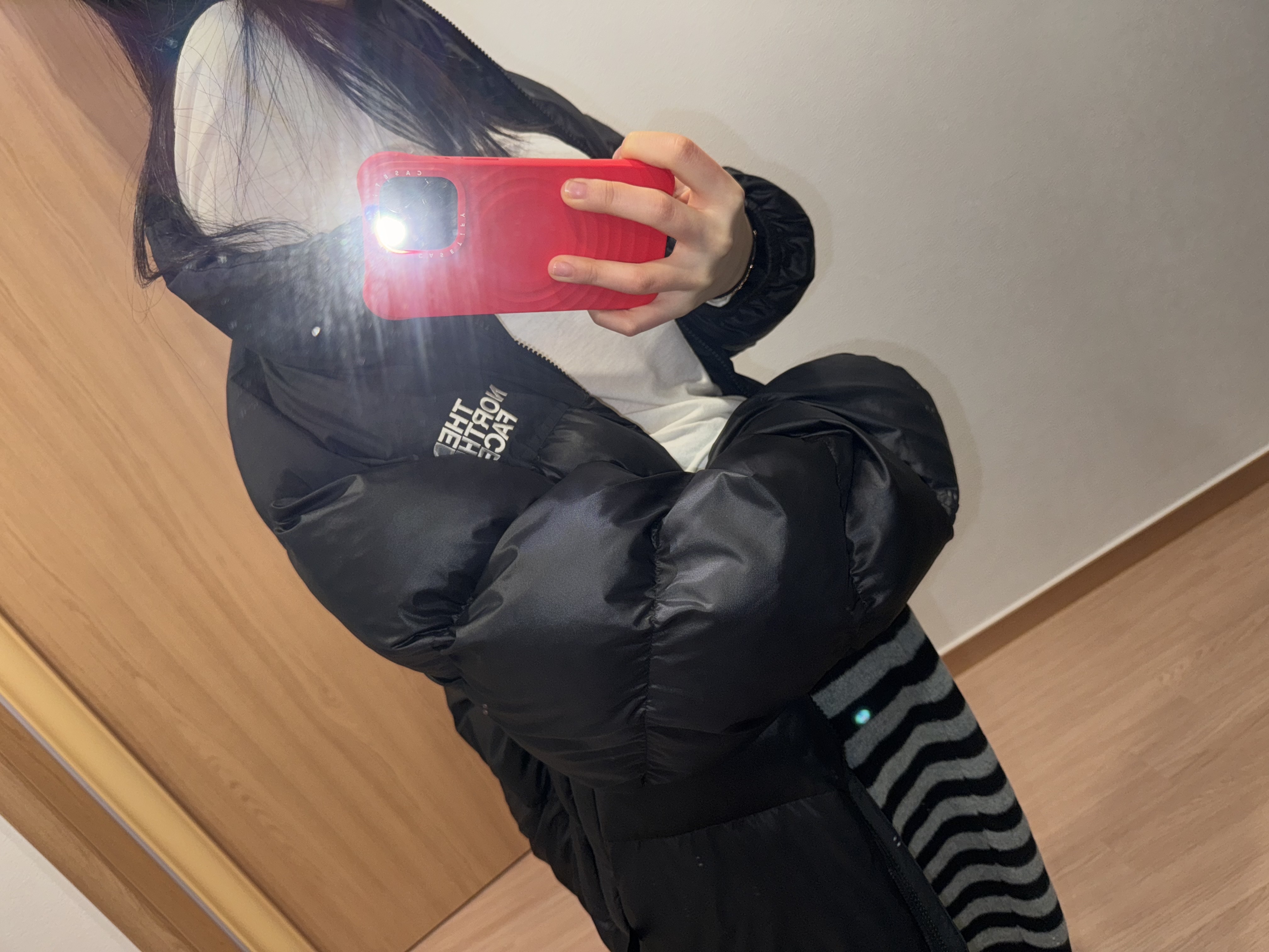 The North Face On Ball Jacket Real Black, The North Face On Ball Jacket Black 착용 스타일