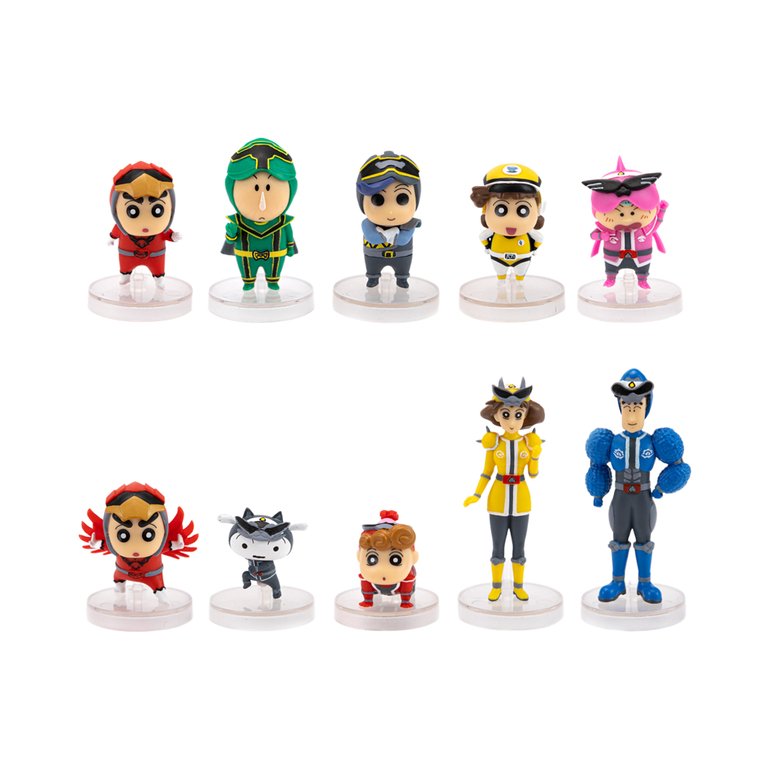 애니모어 짱구는 못말려 파워레인져 피규어(Animore Crayon Shin Chan Power Ranger Figure)