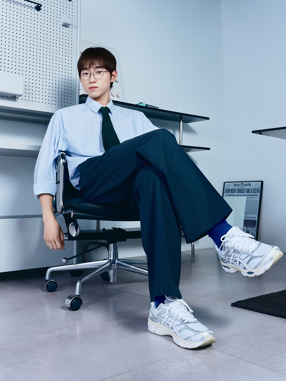 Asics Gel-Cumulus 16 White 착용 스타일 - 3