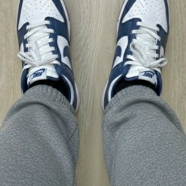 Nike Dunk Low Retro Valerian Blue 착용 스타일