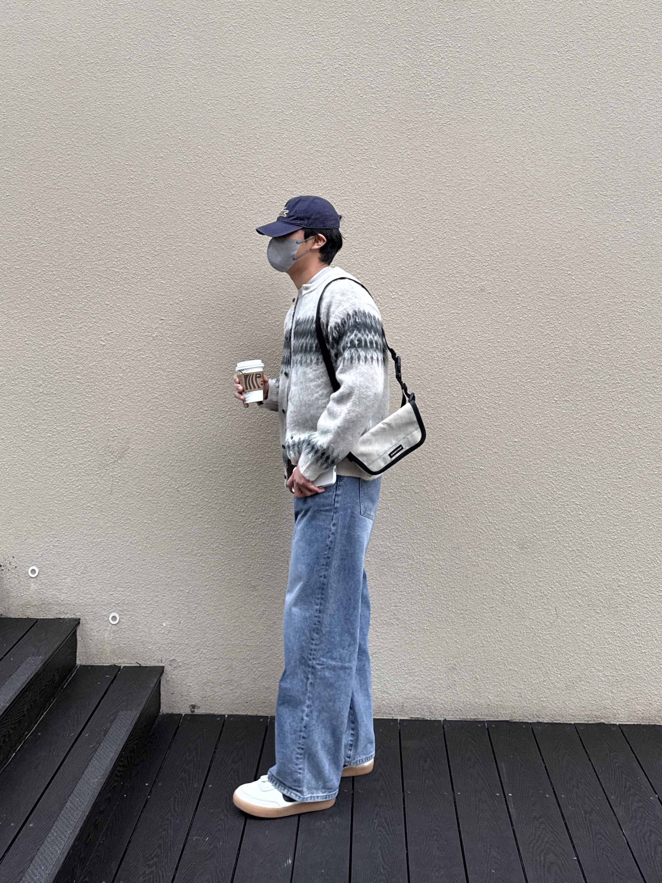 Nike x J.Crew Killshot 2 Sail Midnight Navy 착용 스타일 - 2