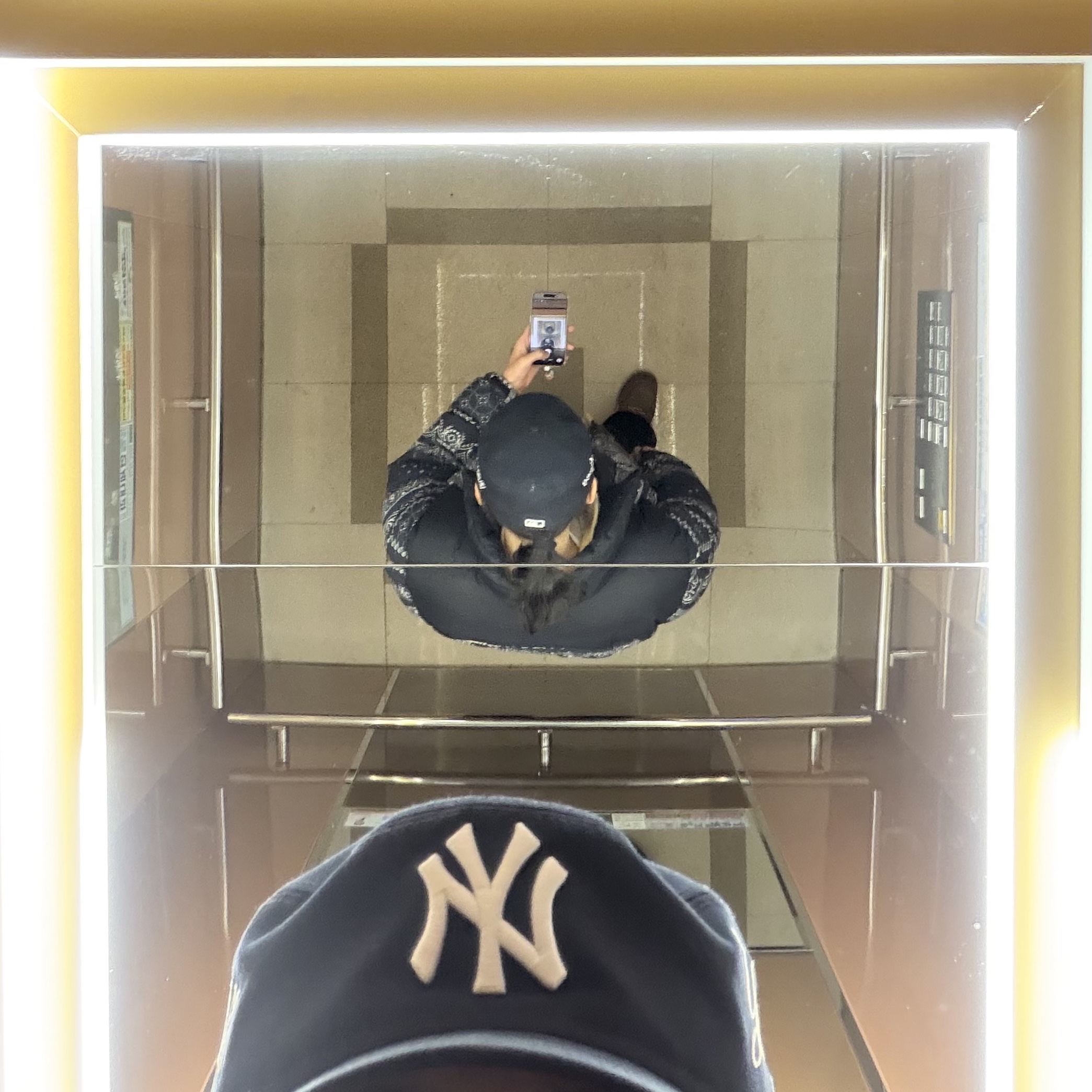 New Era MLB New York Yankees Pillbox Series Ball Cap Navy, The North Face 1996 Novelty Nuptse Jacket Dark Navy 착용 스타일 - 1