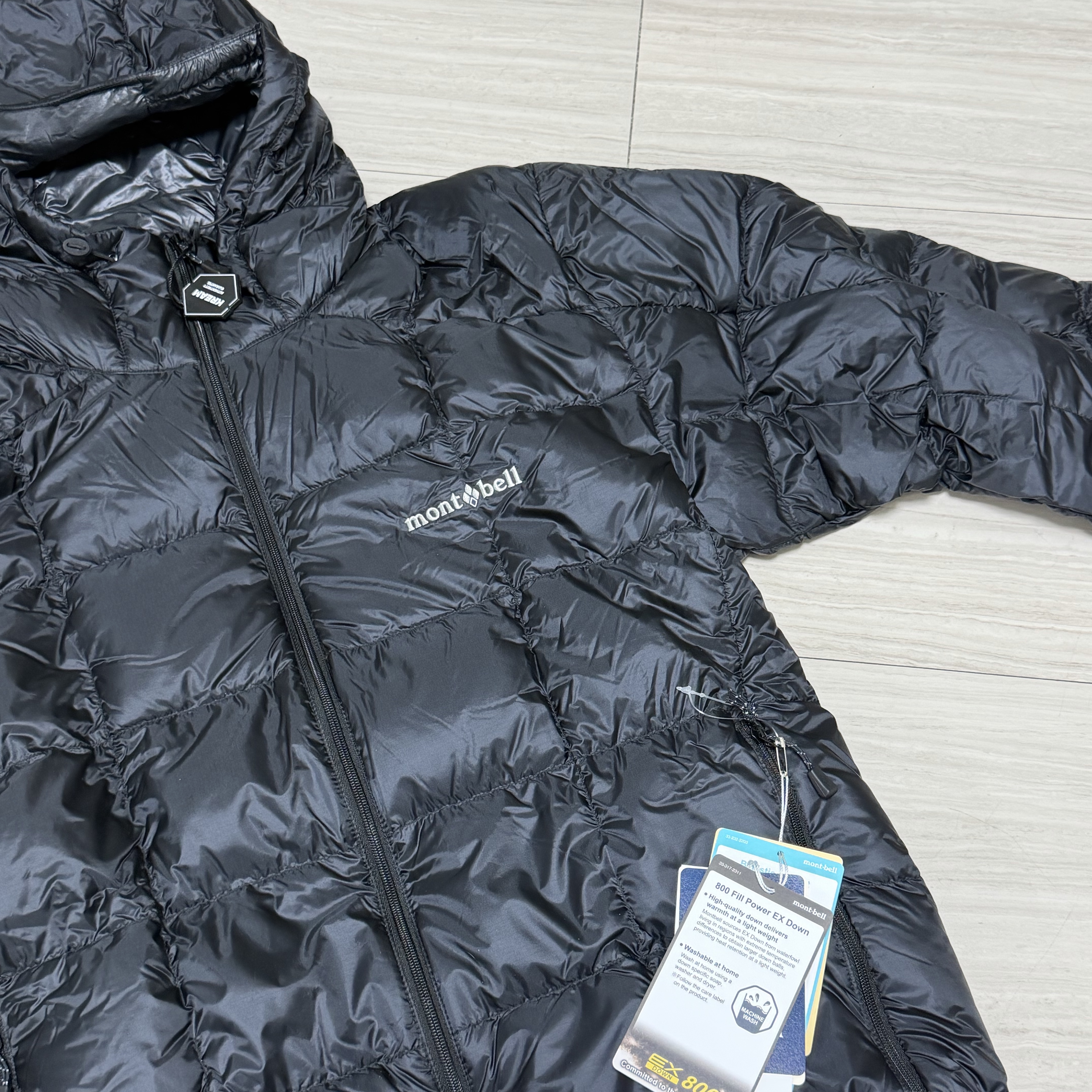 Montbell Superior Down Parka Black 착용 스타일 - 1