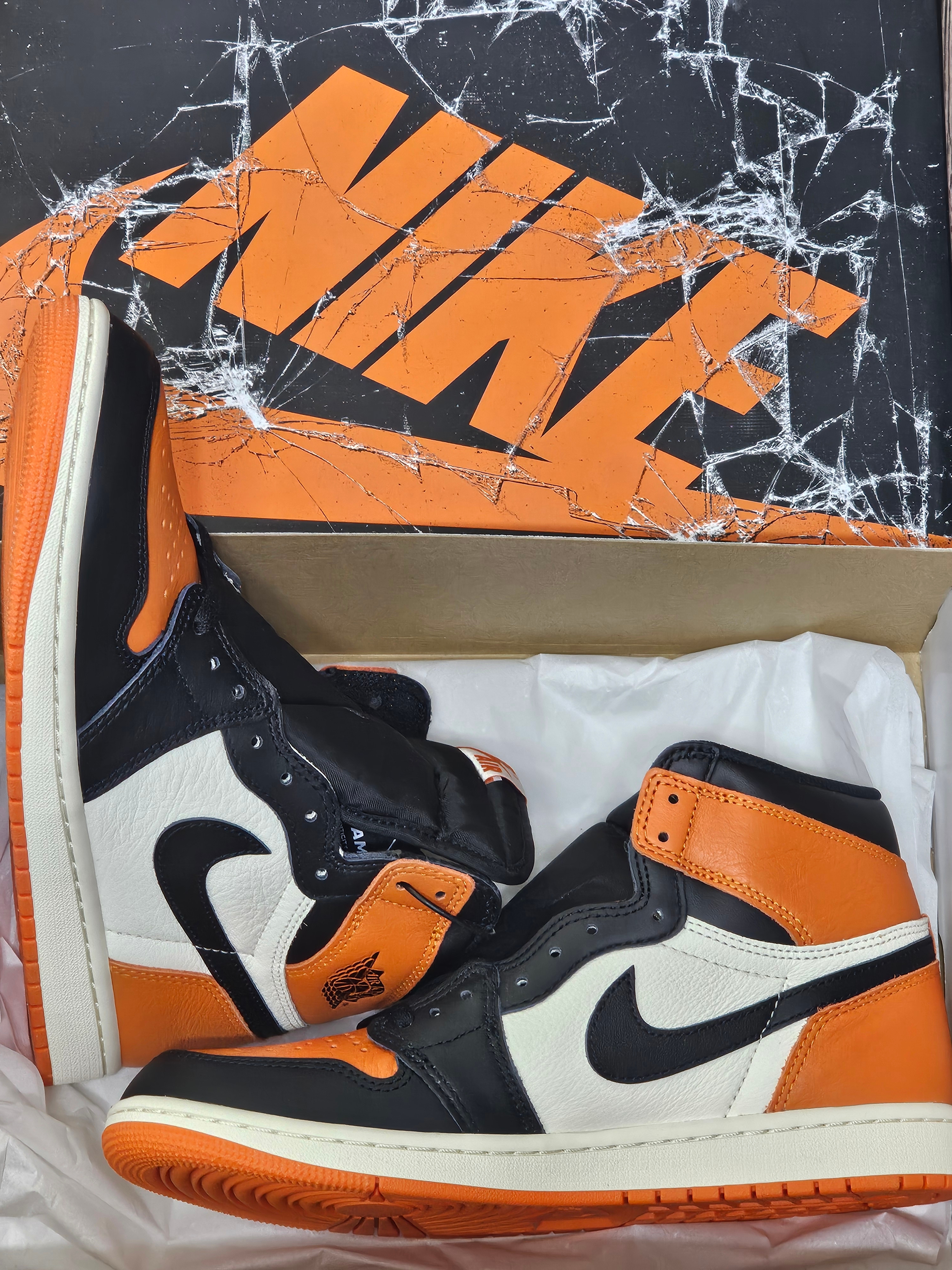 Jordan 1 Retro High OG Shattered Backboard 착용 스타일