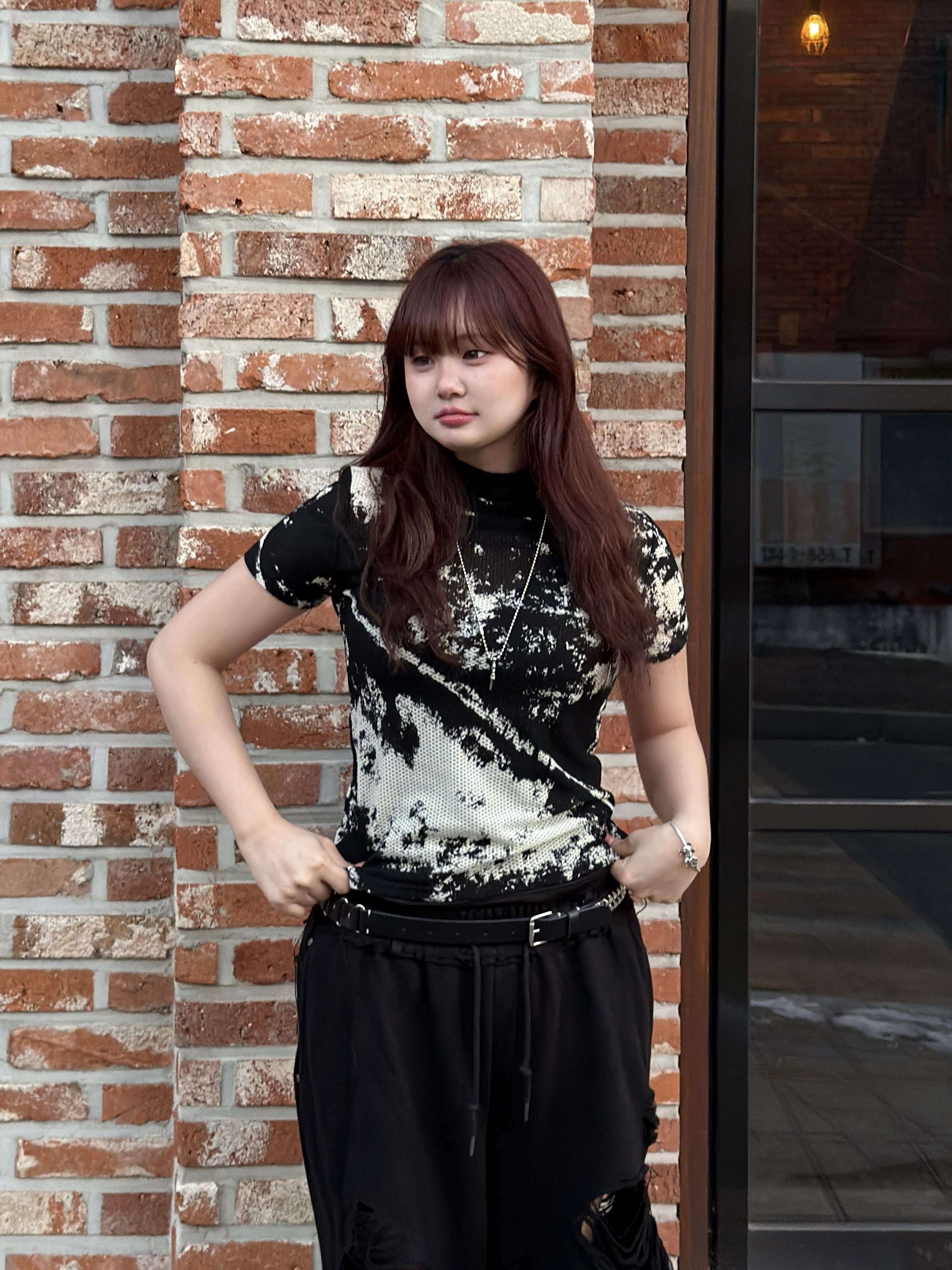 DIRT NAP Iron Bind Belt 착용 스타일 - 1