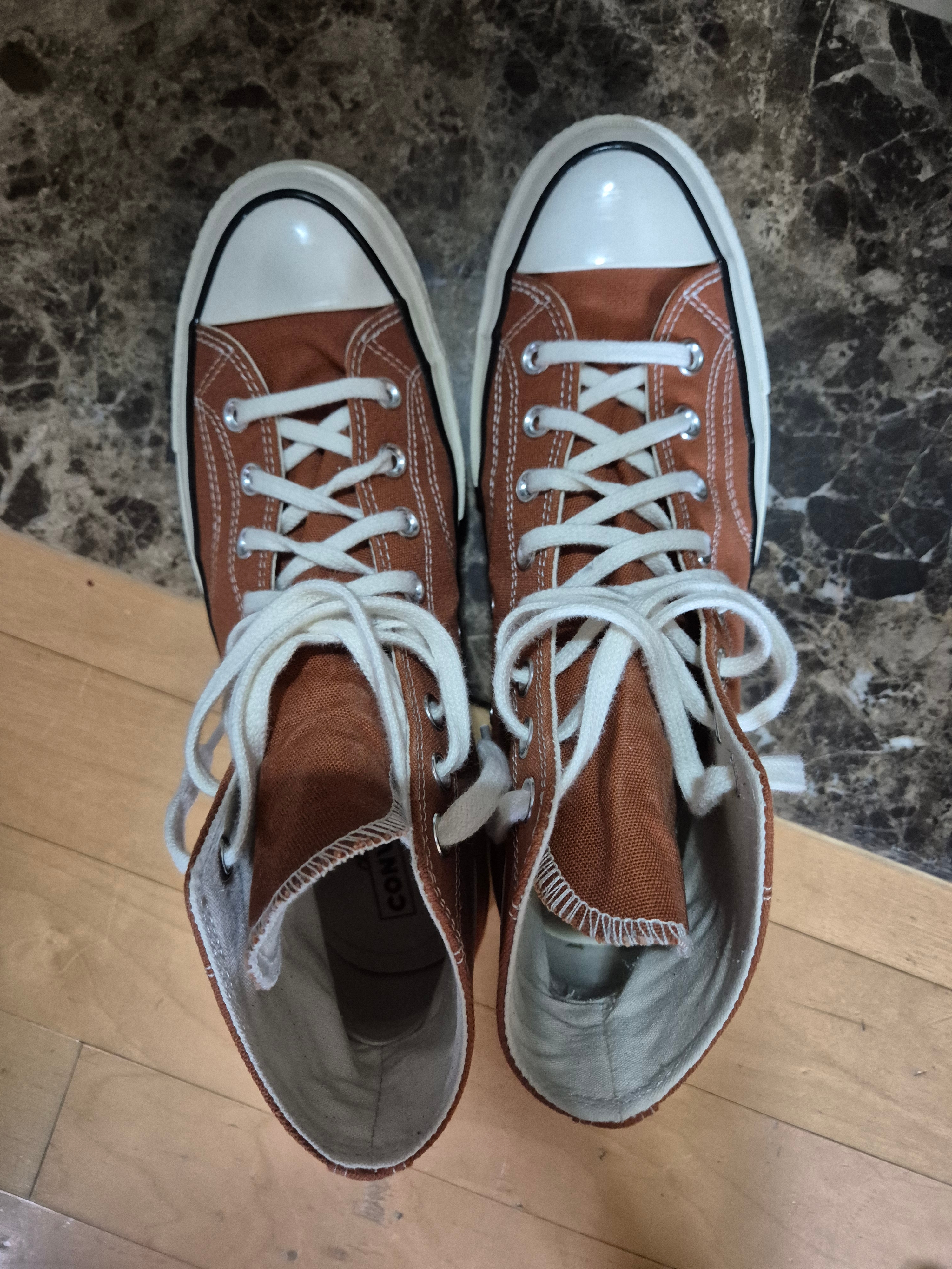 Converse Chuck 70 High Tawny Owl Egret 착용 스타일