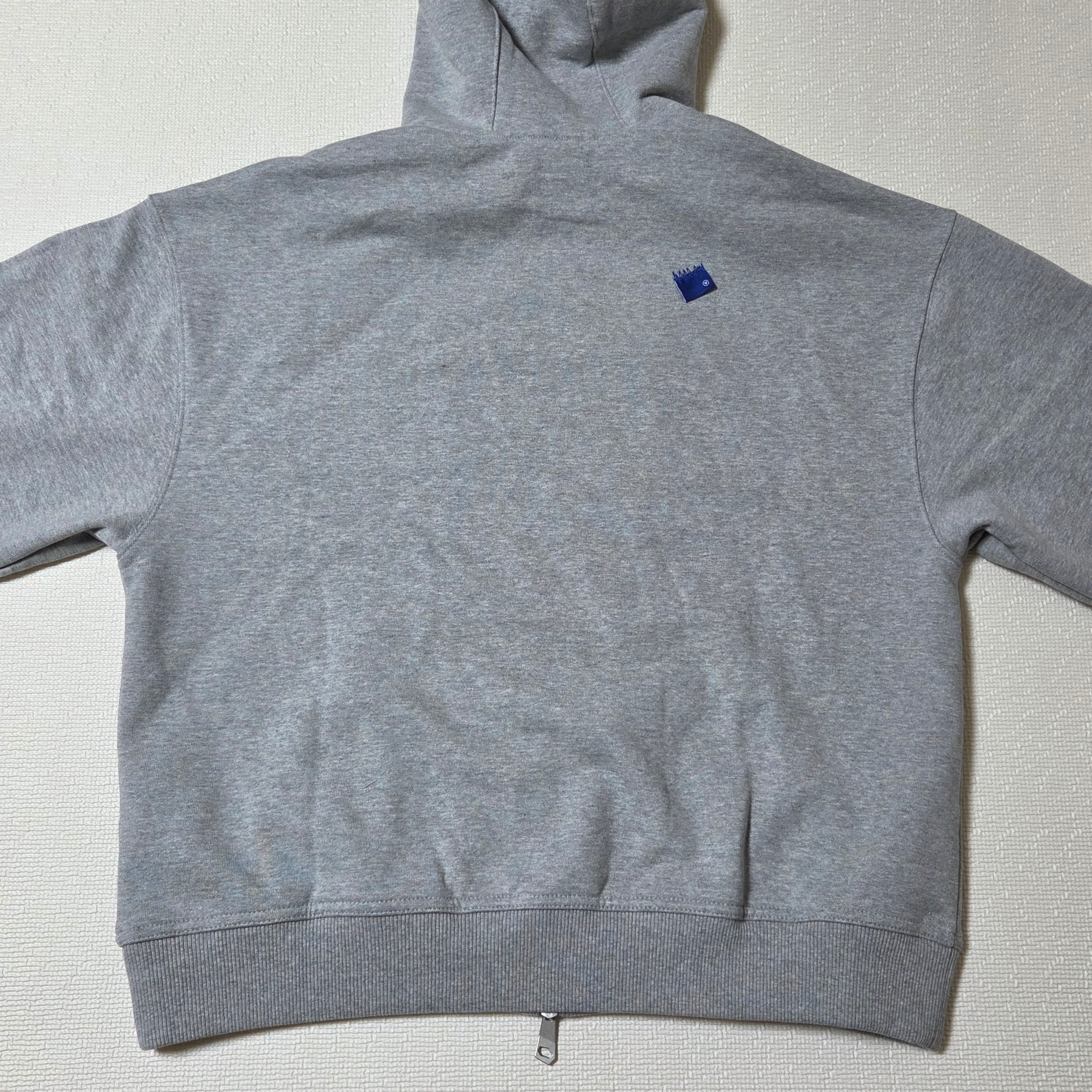 Ader Error Sig; TRS/BL Tag Hoodie Zip-Up 02 Grey 착용 스타일 - 2