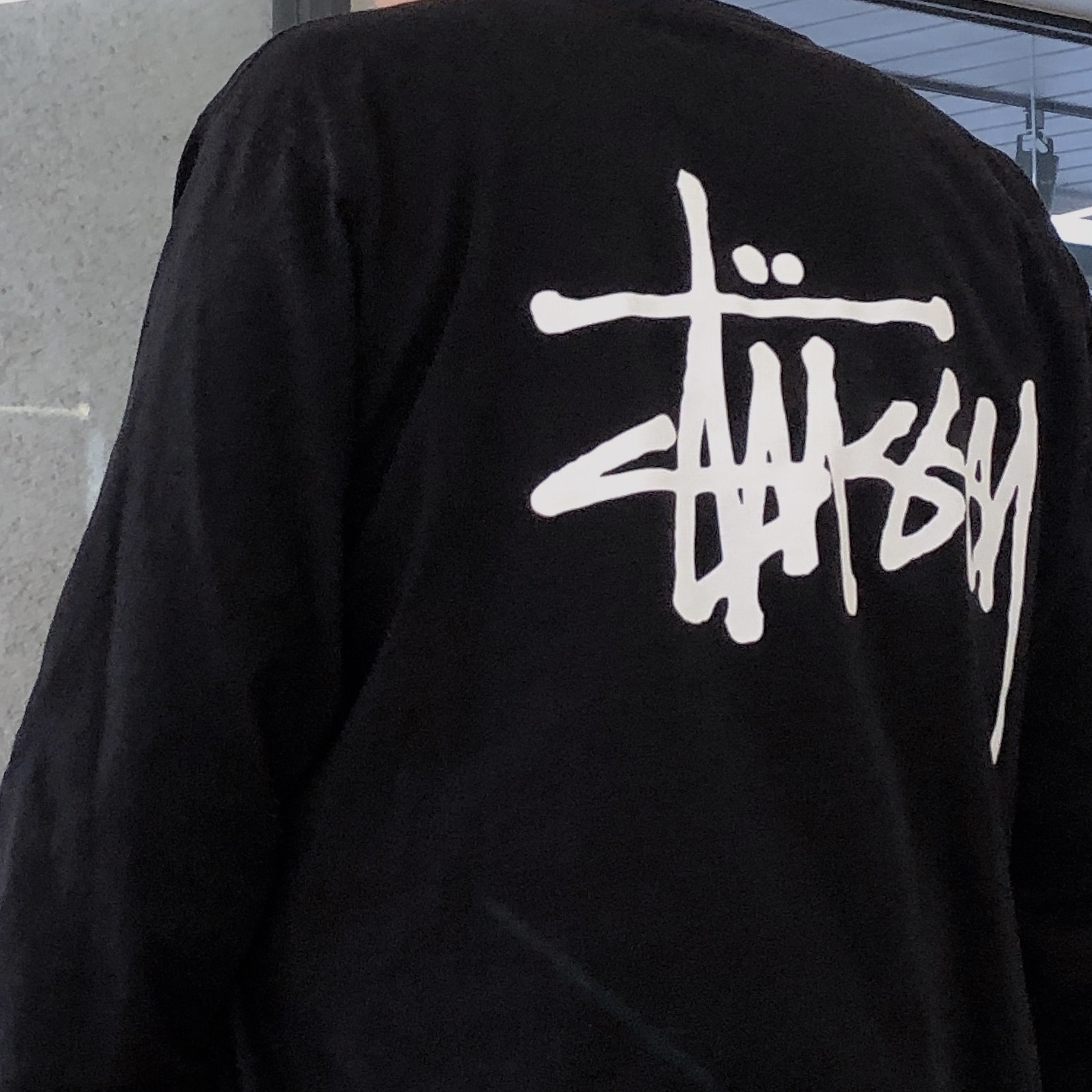 Stussy Basic Stussy LS T-Shirt Black 2022 착용 스타일 - 2