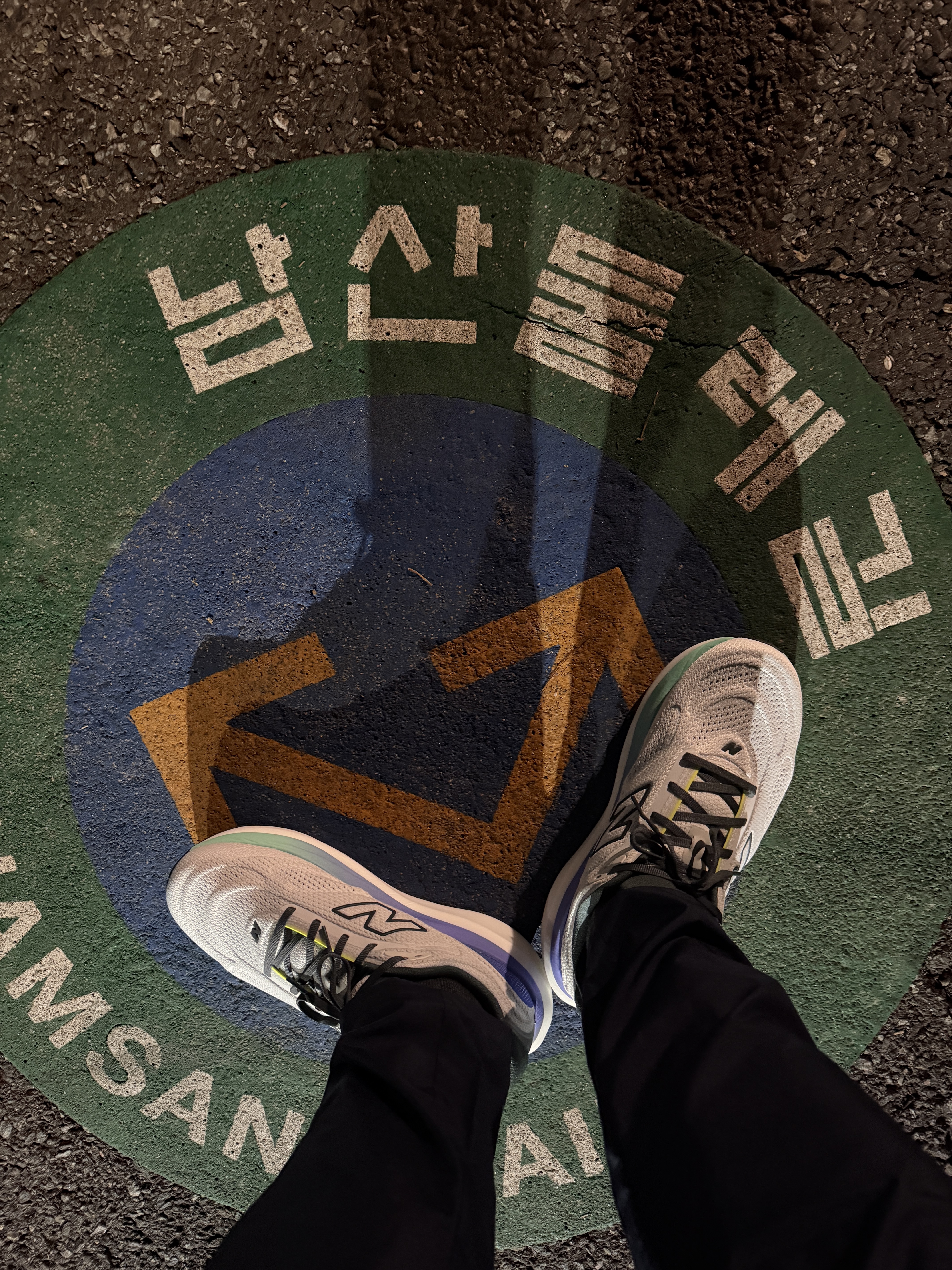 New Balance 1080v15 Reflection Graphite  - 2E Wide 착용 스타일 - 1