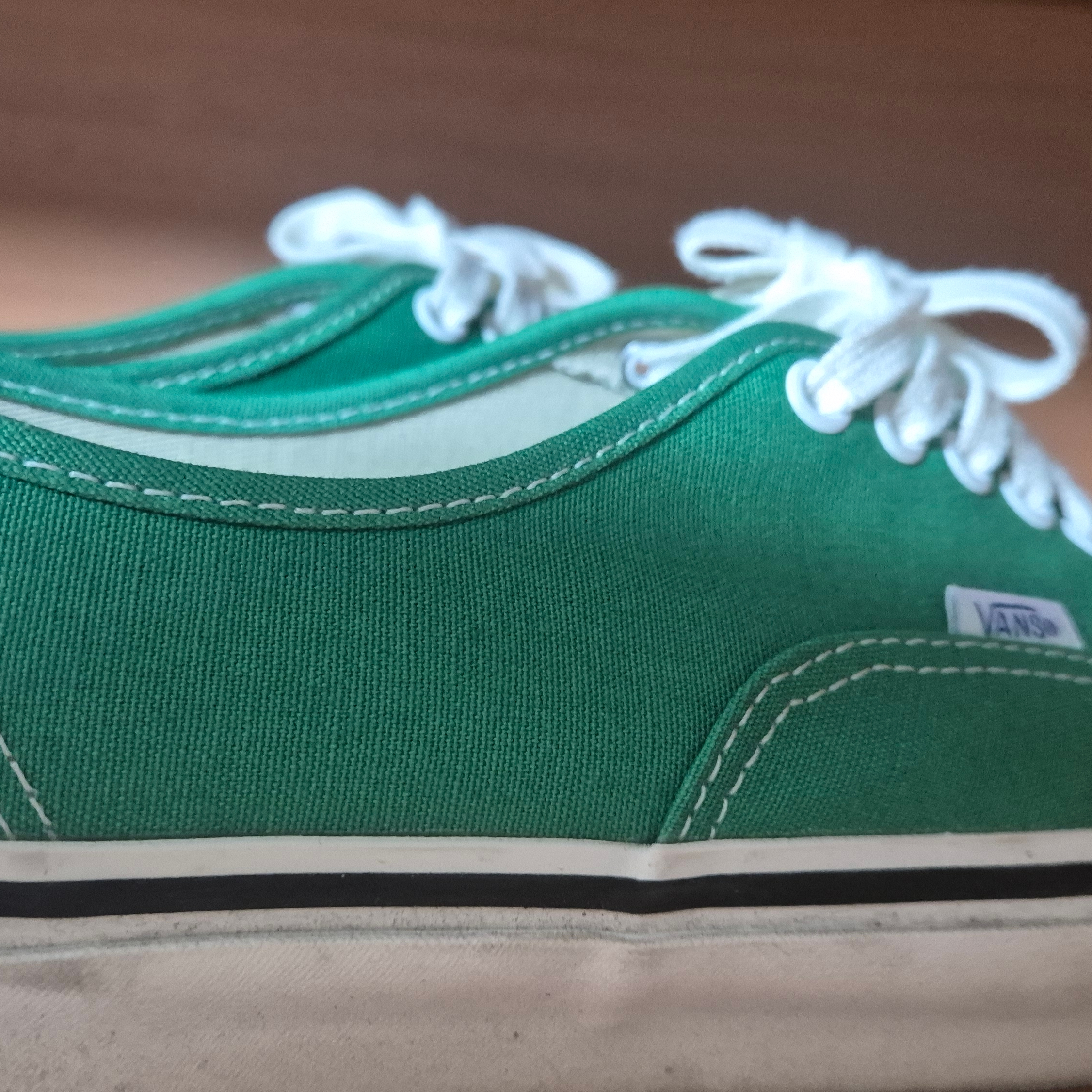 Vans Authentic 44 DX Anaheim Factory Emerald Green 착용 스타일