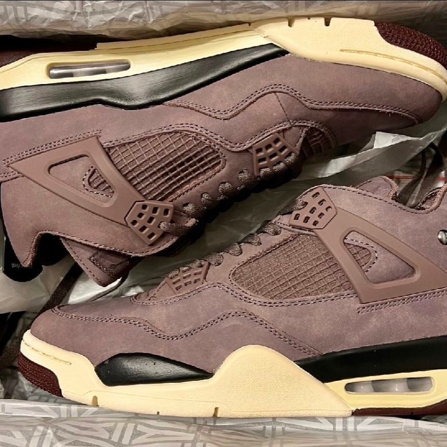 Jordan 4 x A Ma Maniere Retro Violet Ore 착용 스타일