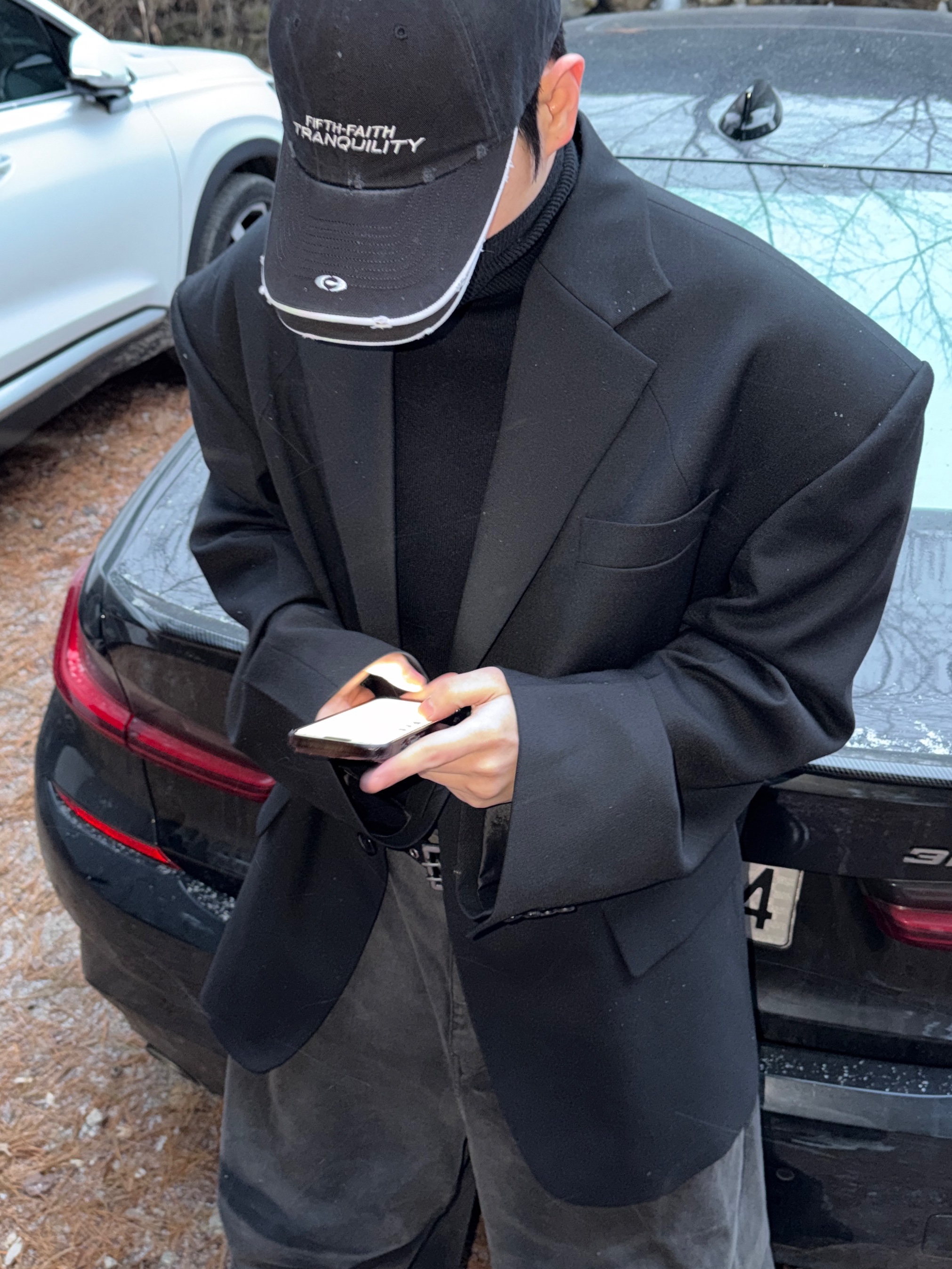 Balenciaga Cargo Sneakers White Grey, Balenciaga Steroid Derby Black 착용 스타일 - 4