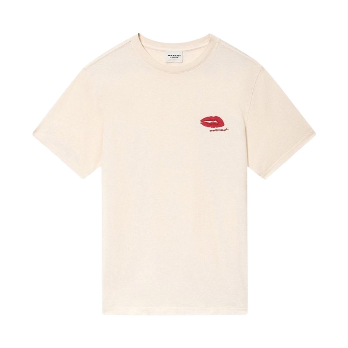 (W) 이자벨 마랑 즈웰 티셔츠 에크루 - 26SS((W) Isabel Marant Zewel T-Shirt Ecru - 26SS) - 1
