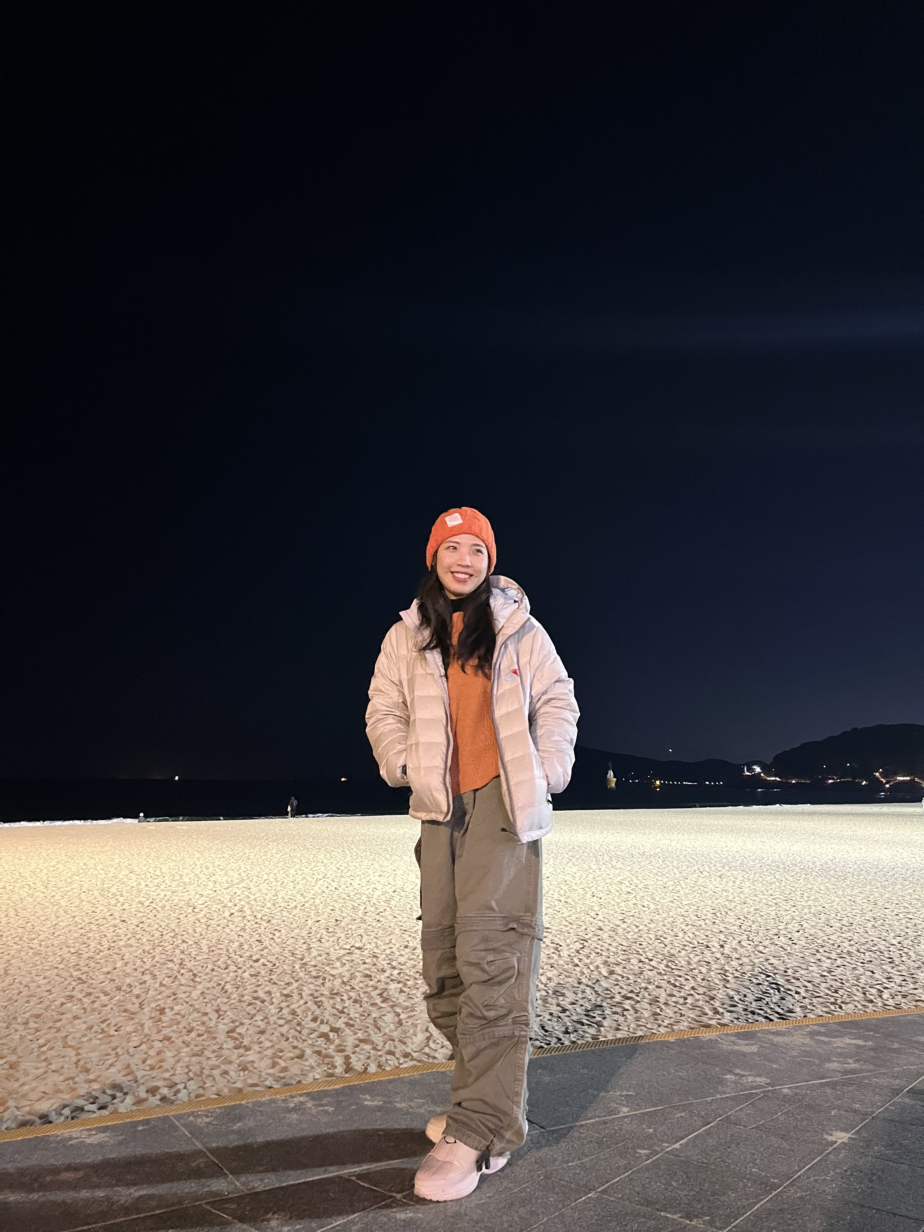 Teket CT Lightweight Down Jacket Light Gray, Farfromwhat Far Layered Work Pants Olive 착용 스타일 - 2