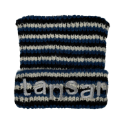 Tansanmagnesium Logo Cat Beanie Blue Stripe
