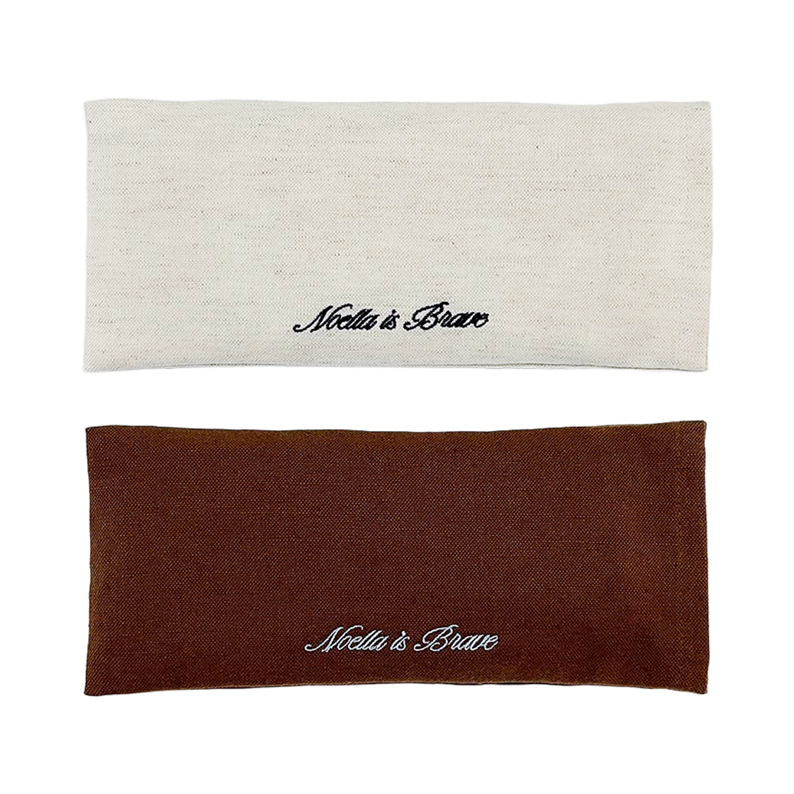 노엘라이즈브레이브 아이필로우-헤비 (MELANGE IVORY/BROWN)(NOELLA IS BRAVE EYE PILLOW-HEAVY (MELANGE IVORY/BROWN)) - 1