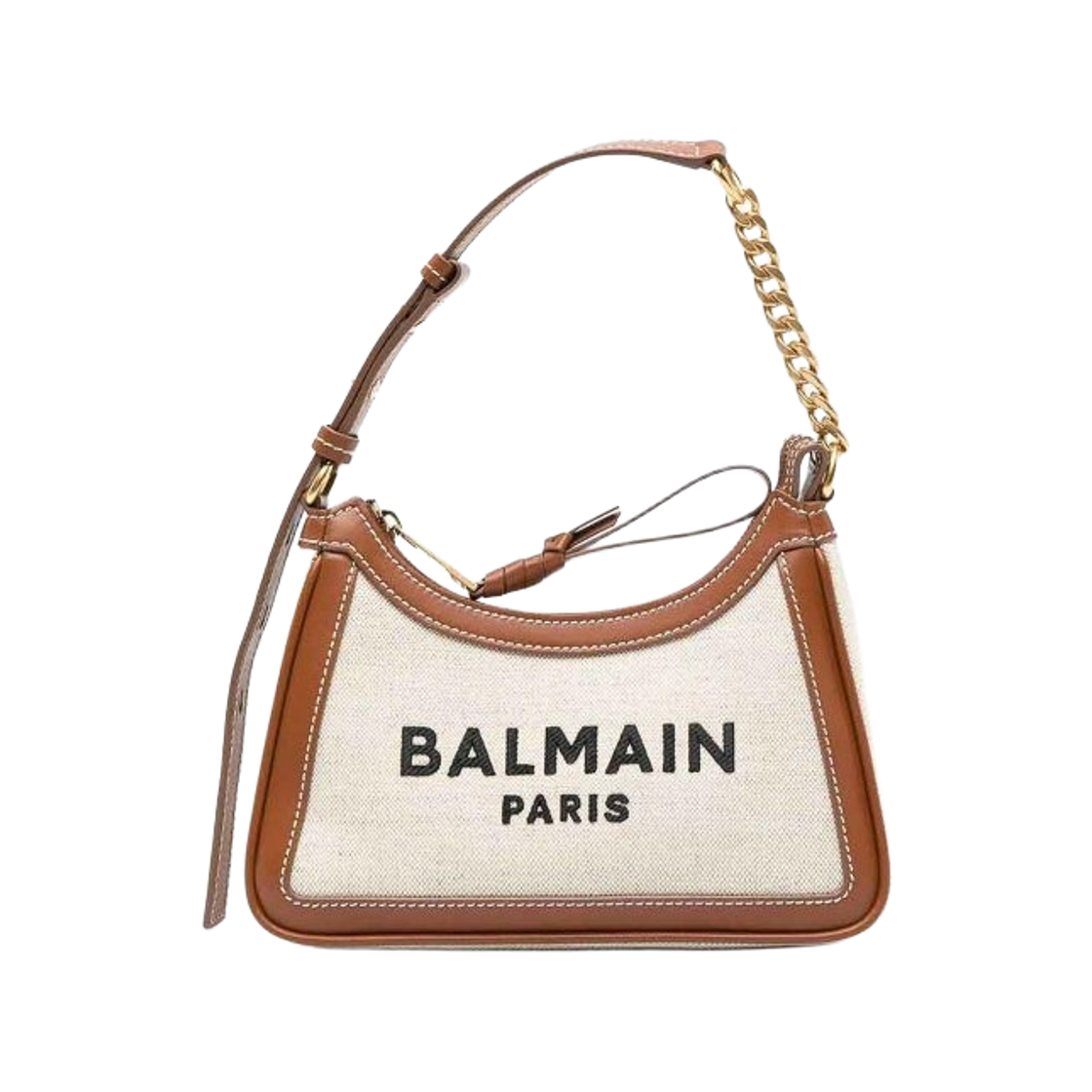 발망 B 로고 디테일 체인 숄더백 브라운(Balmain B Logo Detail Chain Shoulder Bag Brown)