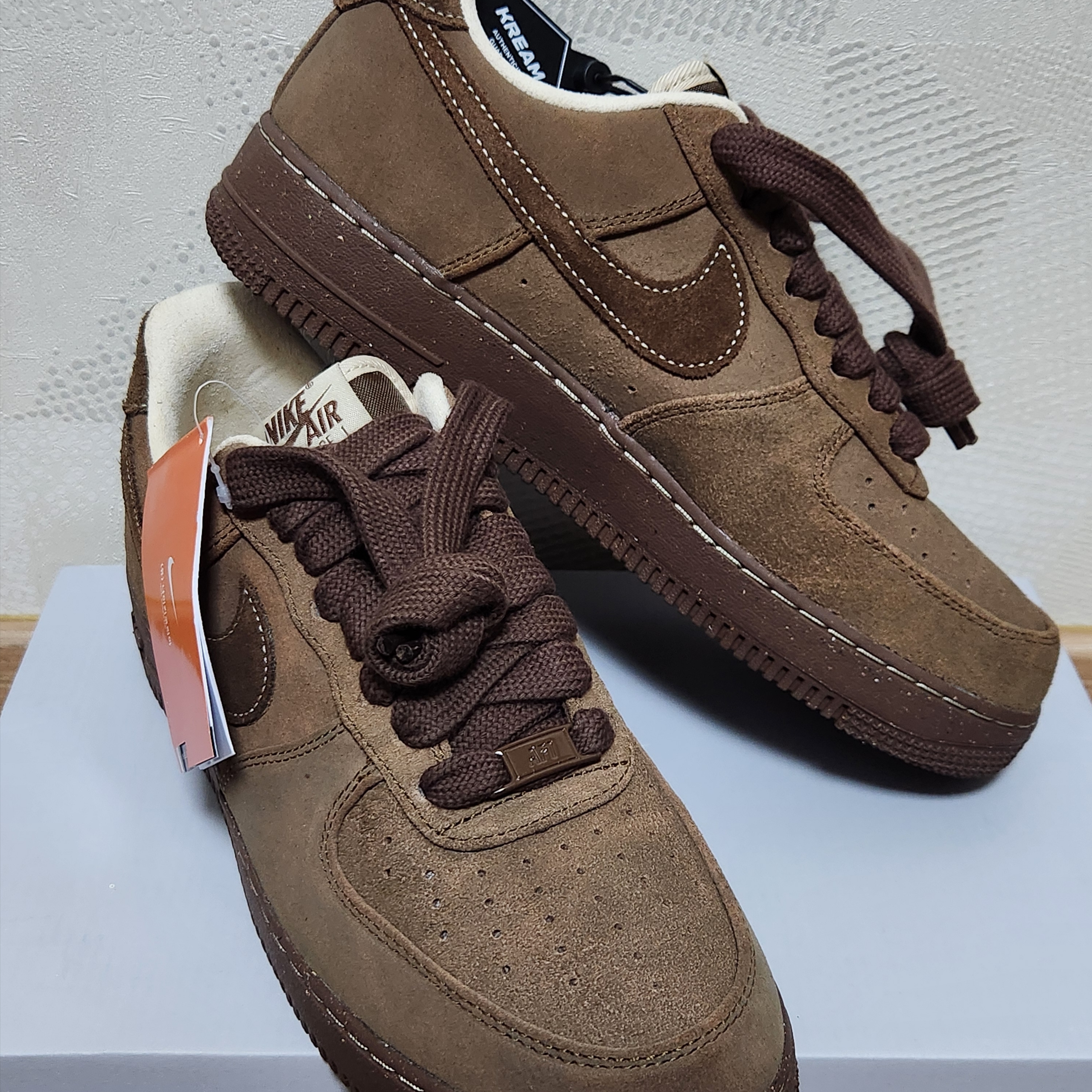 (W) Nike Air Force 1 '07 Cacao Wow 착용 스타일 - 3