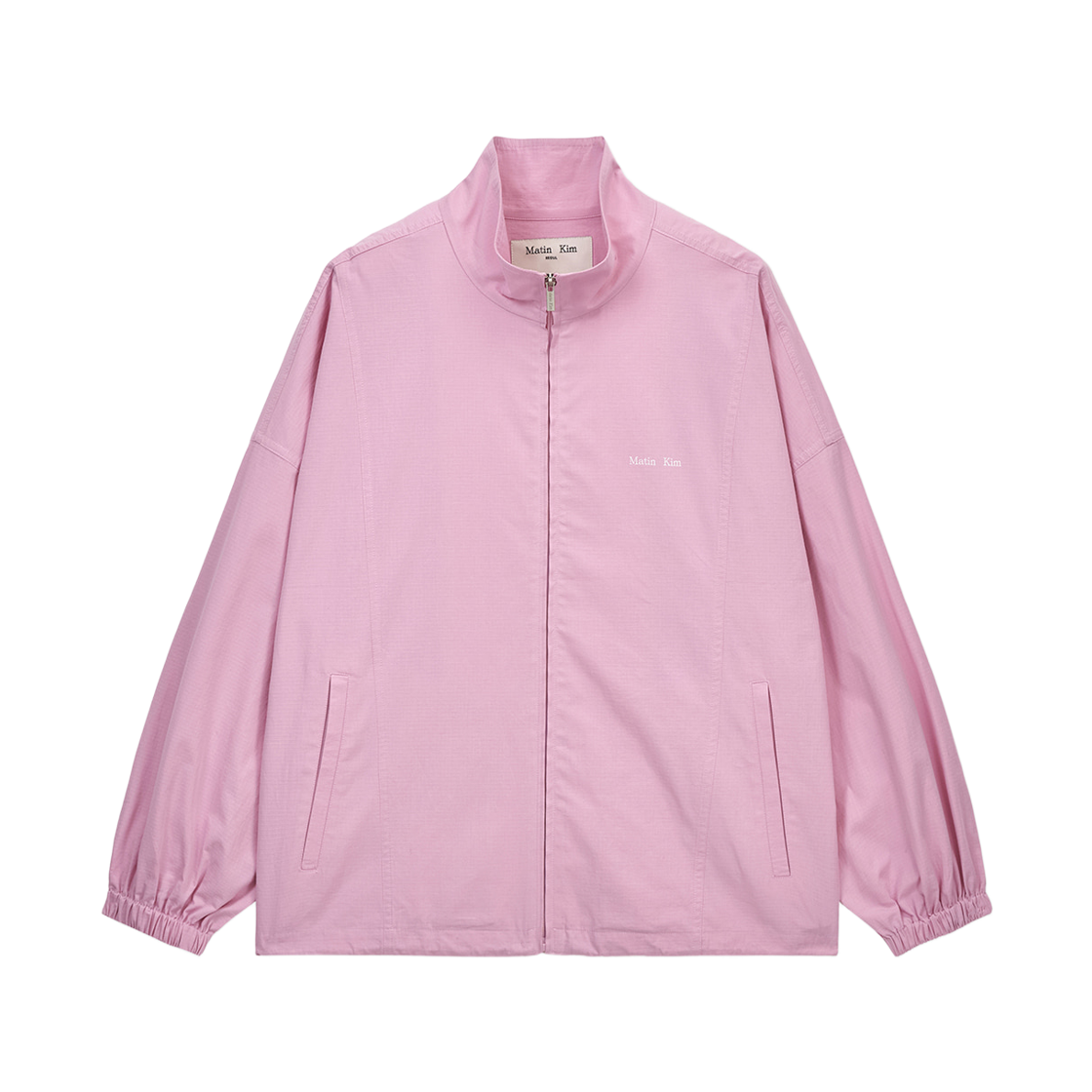 MK2611JP308UPK Matin Kim Back Logo High Neck Jumper Pink